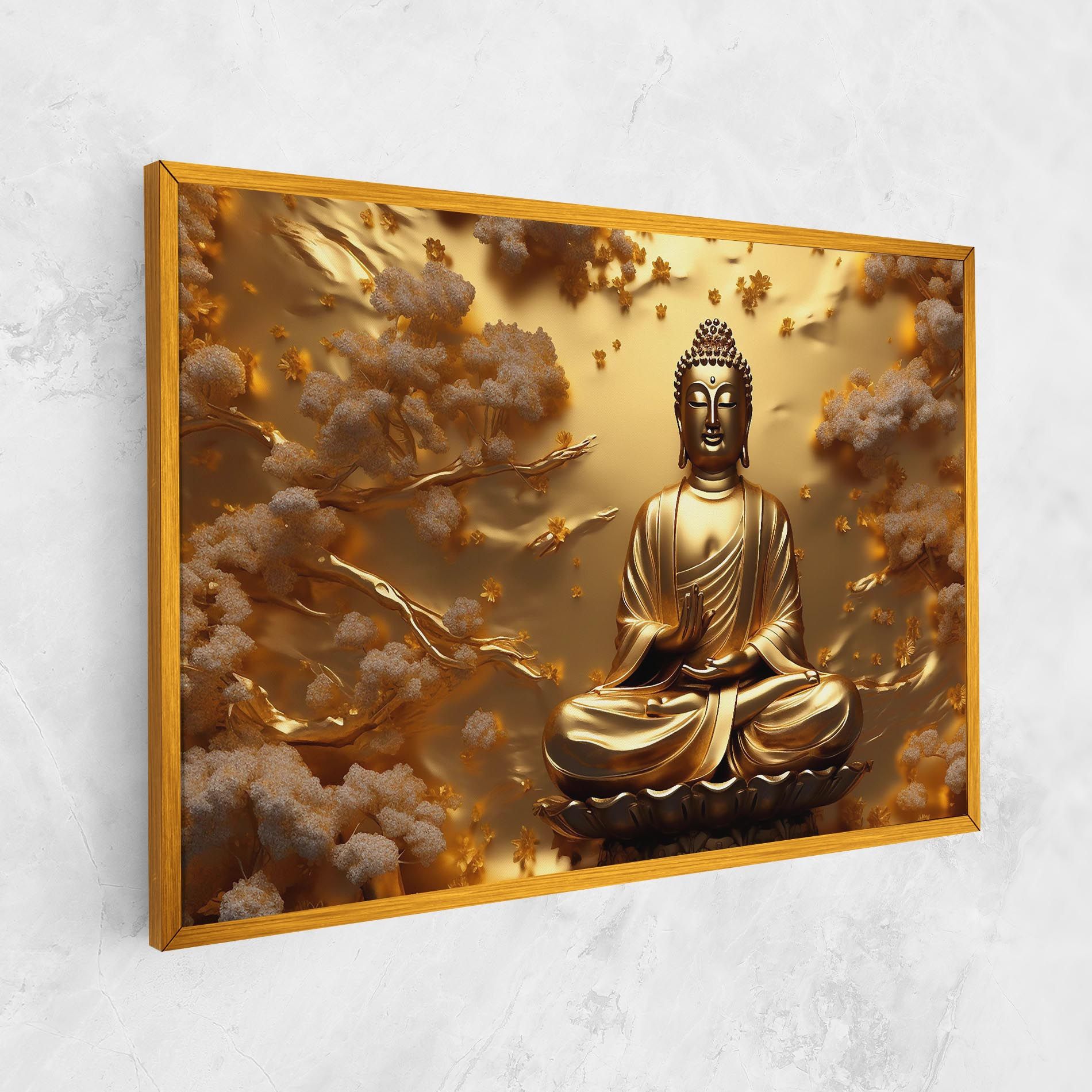Strong Gold Buddha mockup 1
