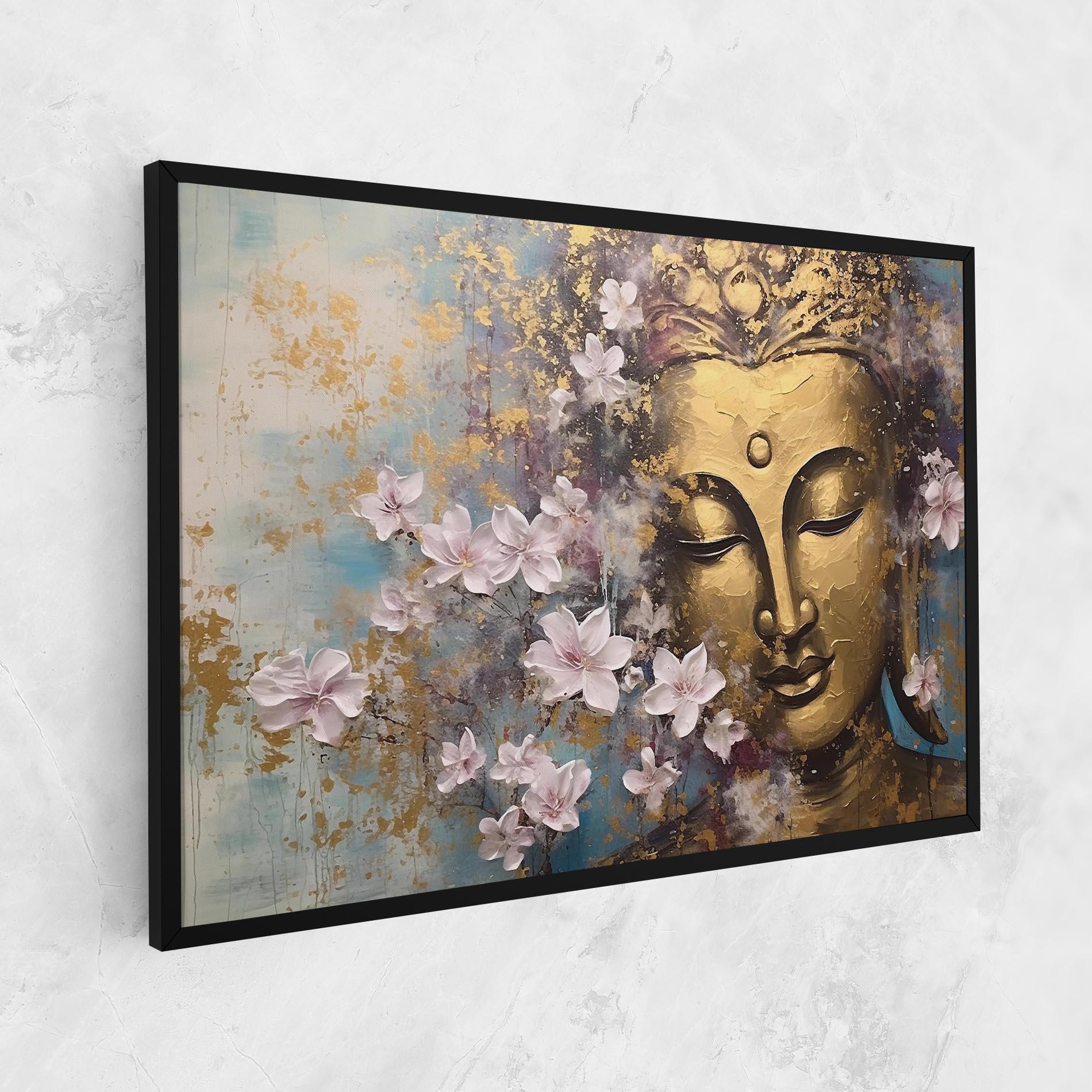 Tablou Canvas Abstract Buddha Plants mockup 1