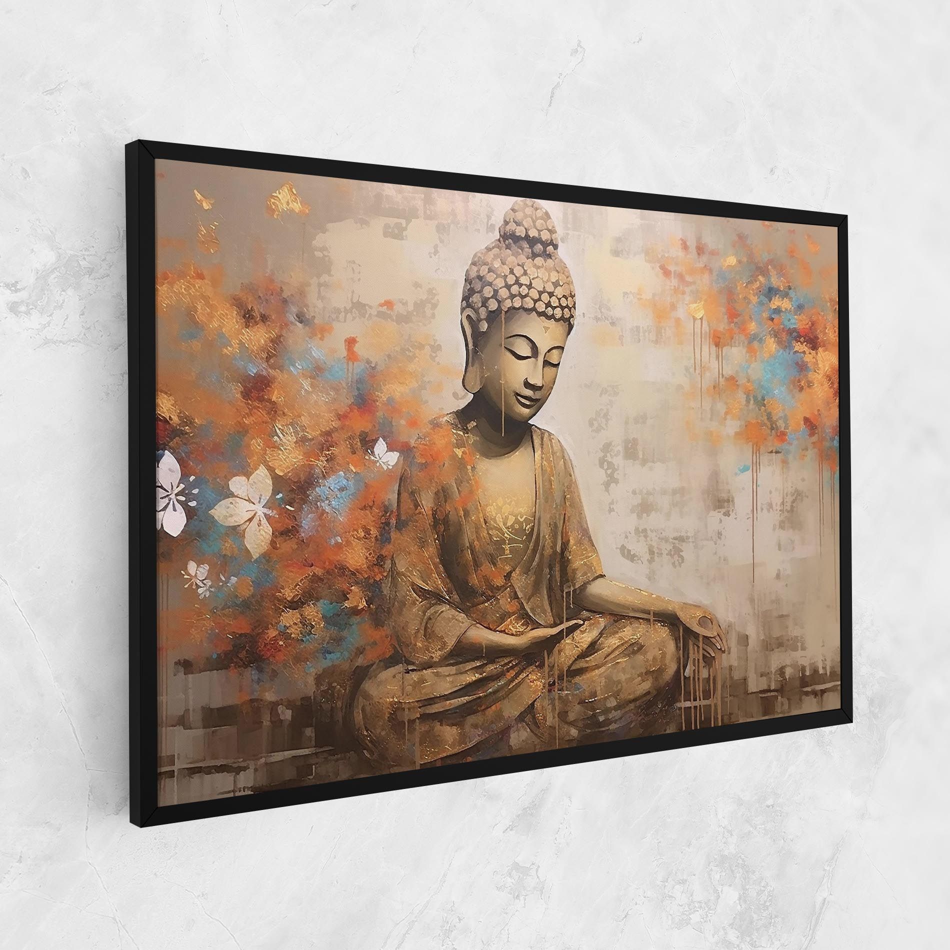 Buddha Cream Blue mockup 1
