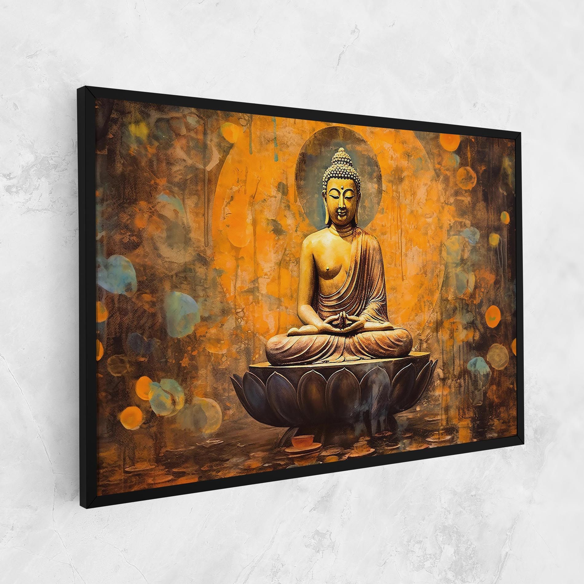 Buddha Floating Art mockup 1