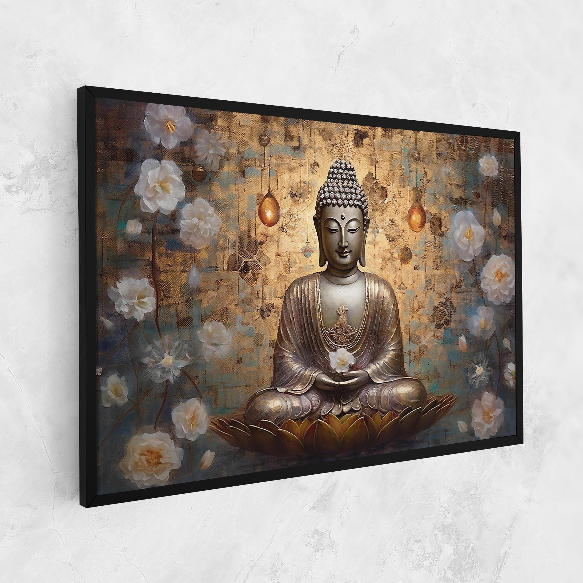 Buddha Meditation Art mockup 1