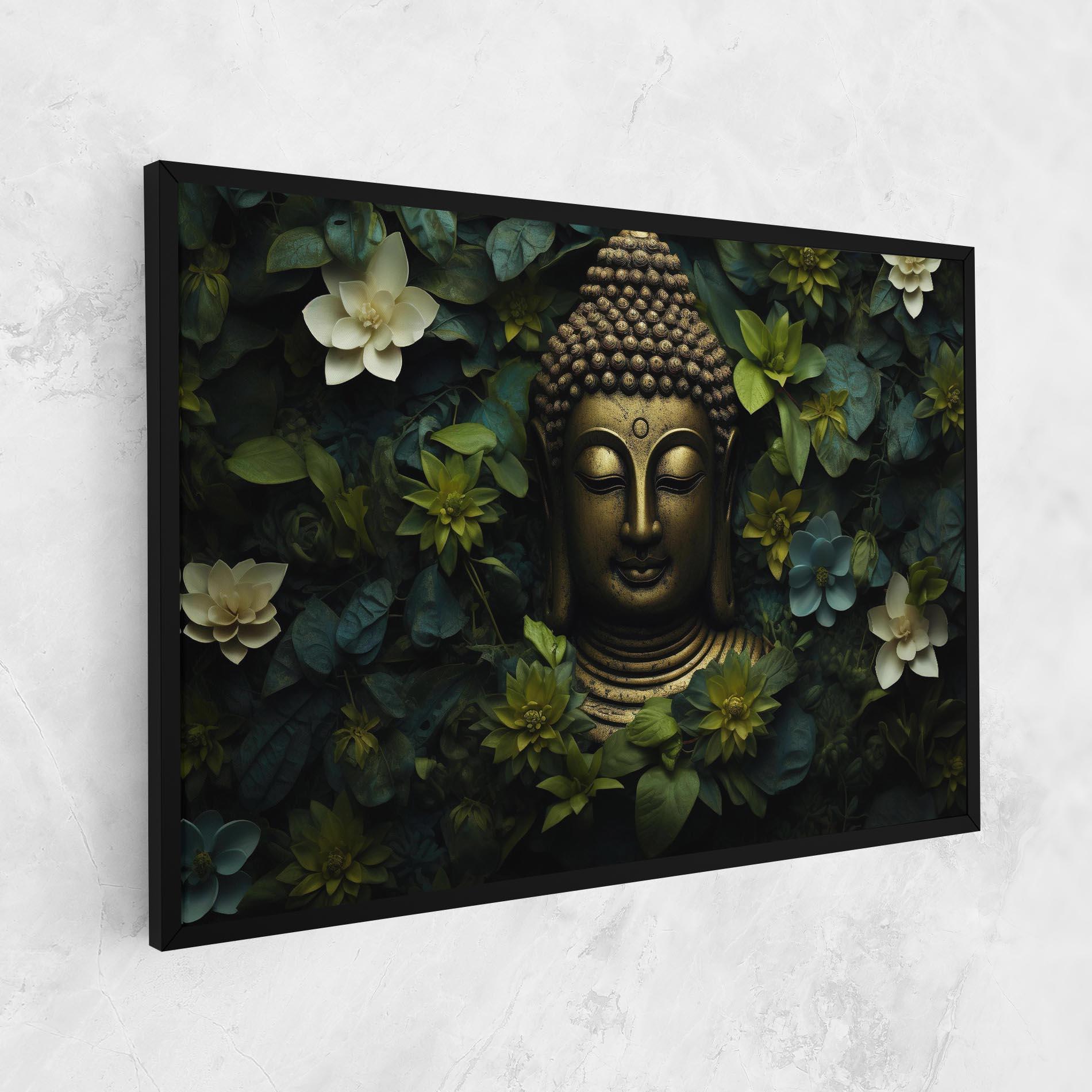 Tablou Canvas Lotus Flower Buddha mockup 1