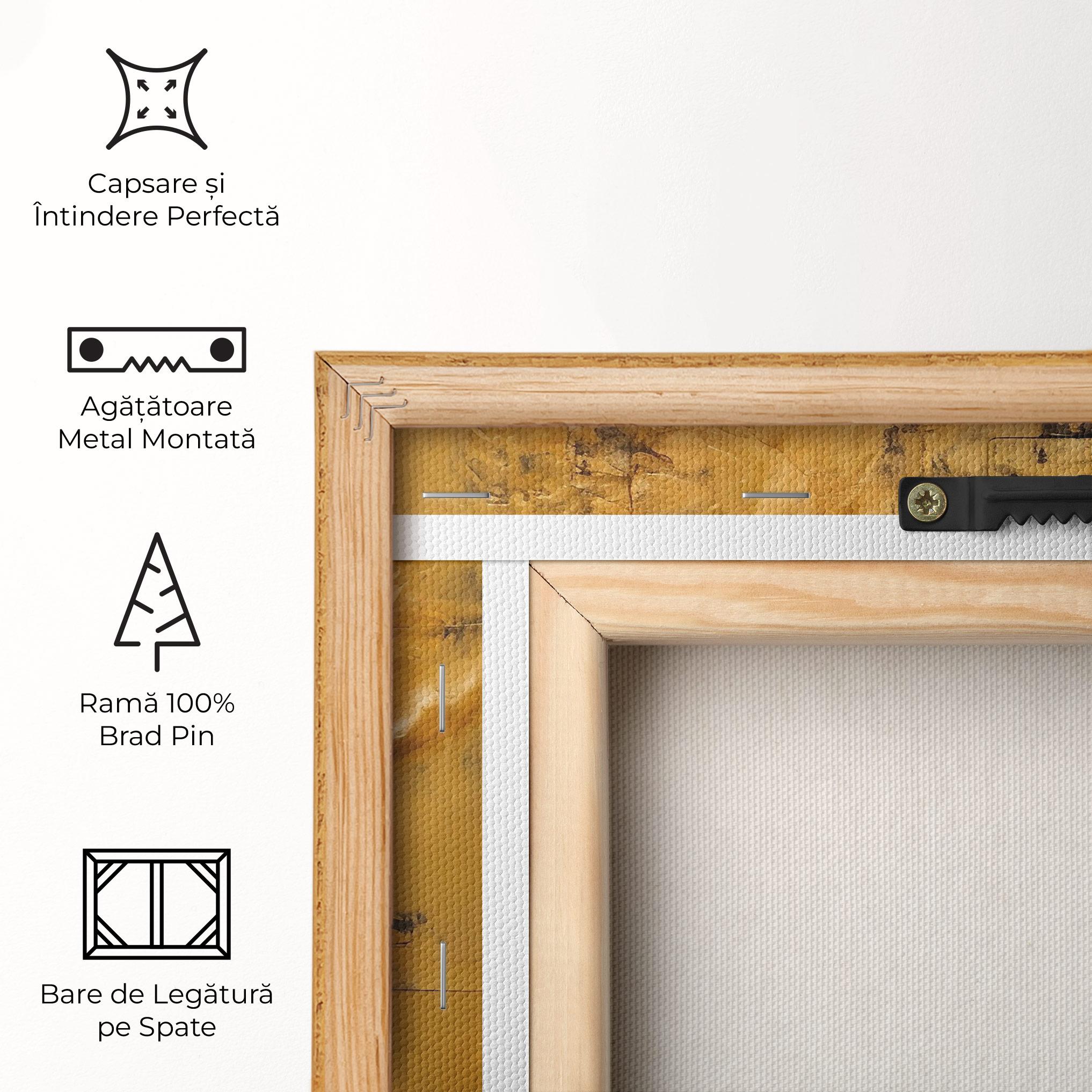 Tablou Canvas Gold Paint Buddha mockup 5