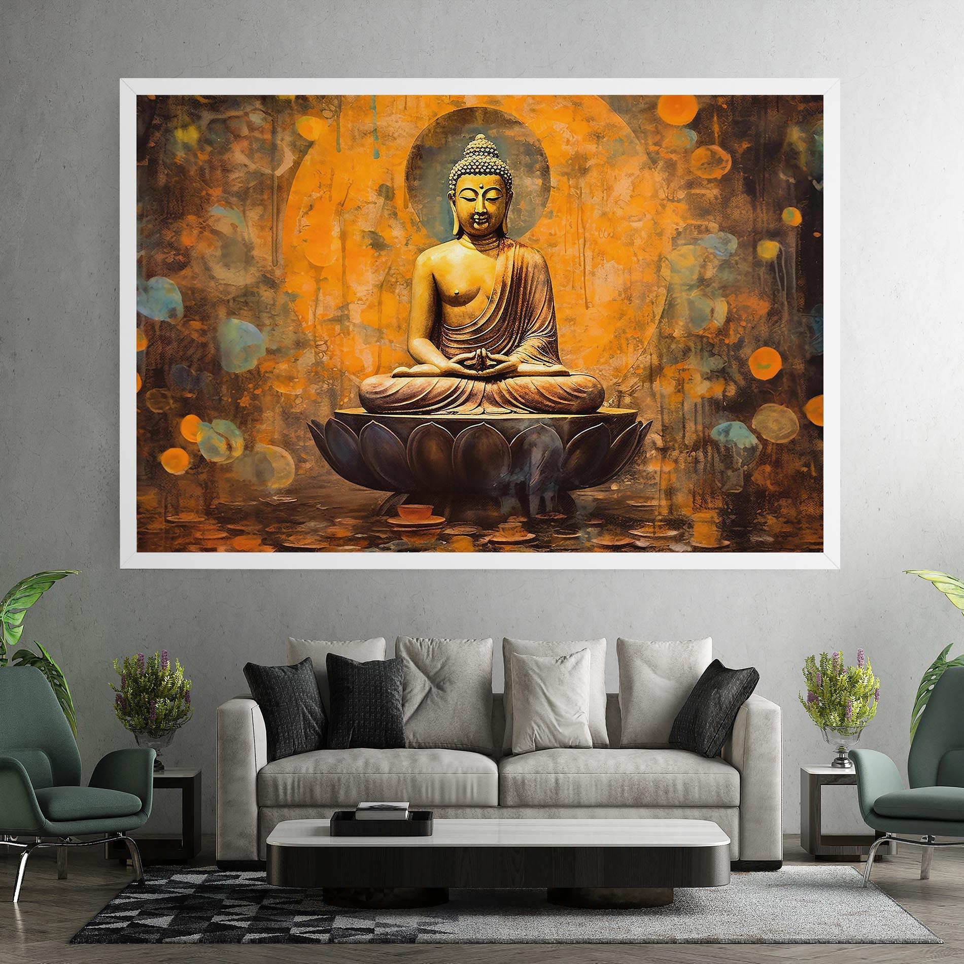 Tablou Canvas Buddha Floating Art mockup 7