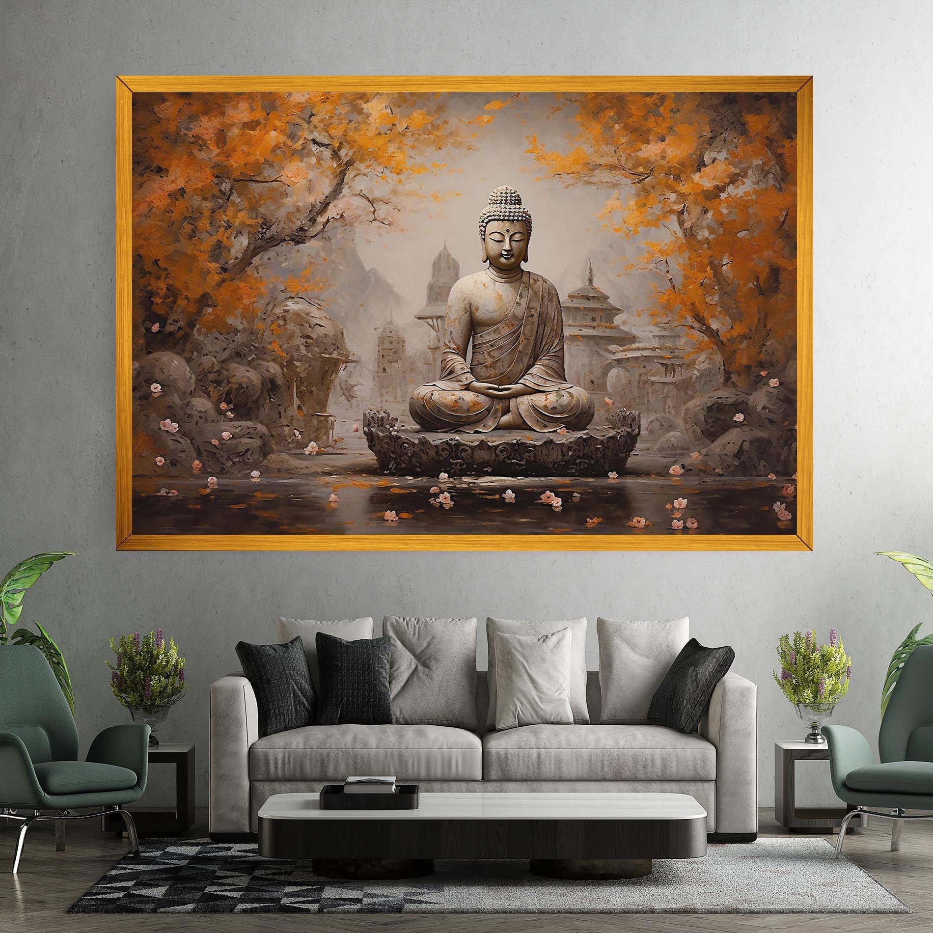 Tablou Canvas Beautiful Buddha Art mockup 7