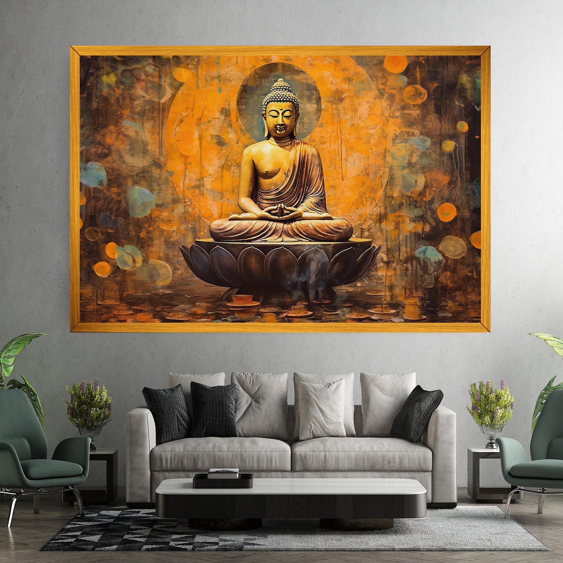 Tablou Canvas Buddha Floating Art mockup 7