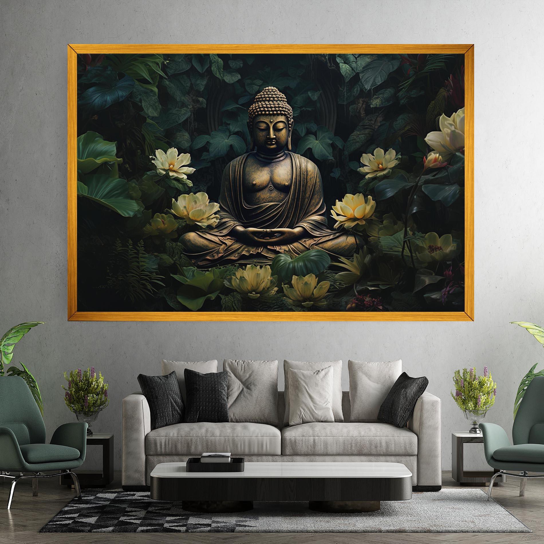 Tablou Canvas Calm Buddha Art mockup 7