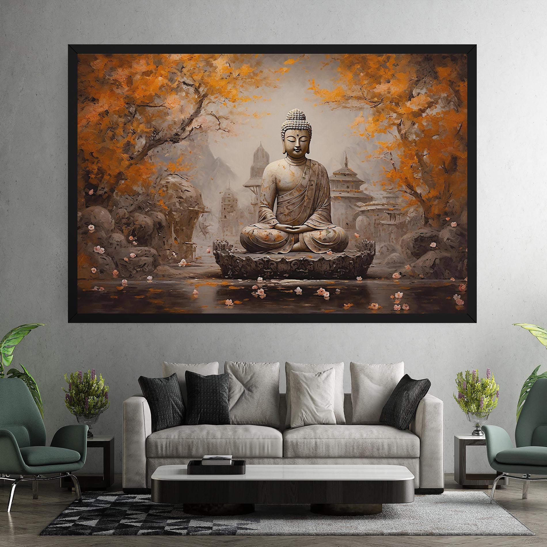 Beautiful Buddha Art mockup 7