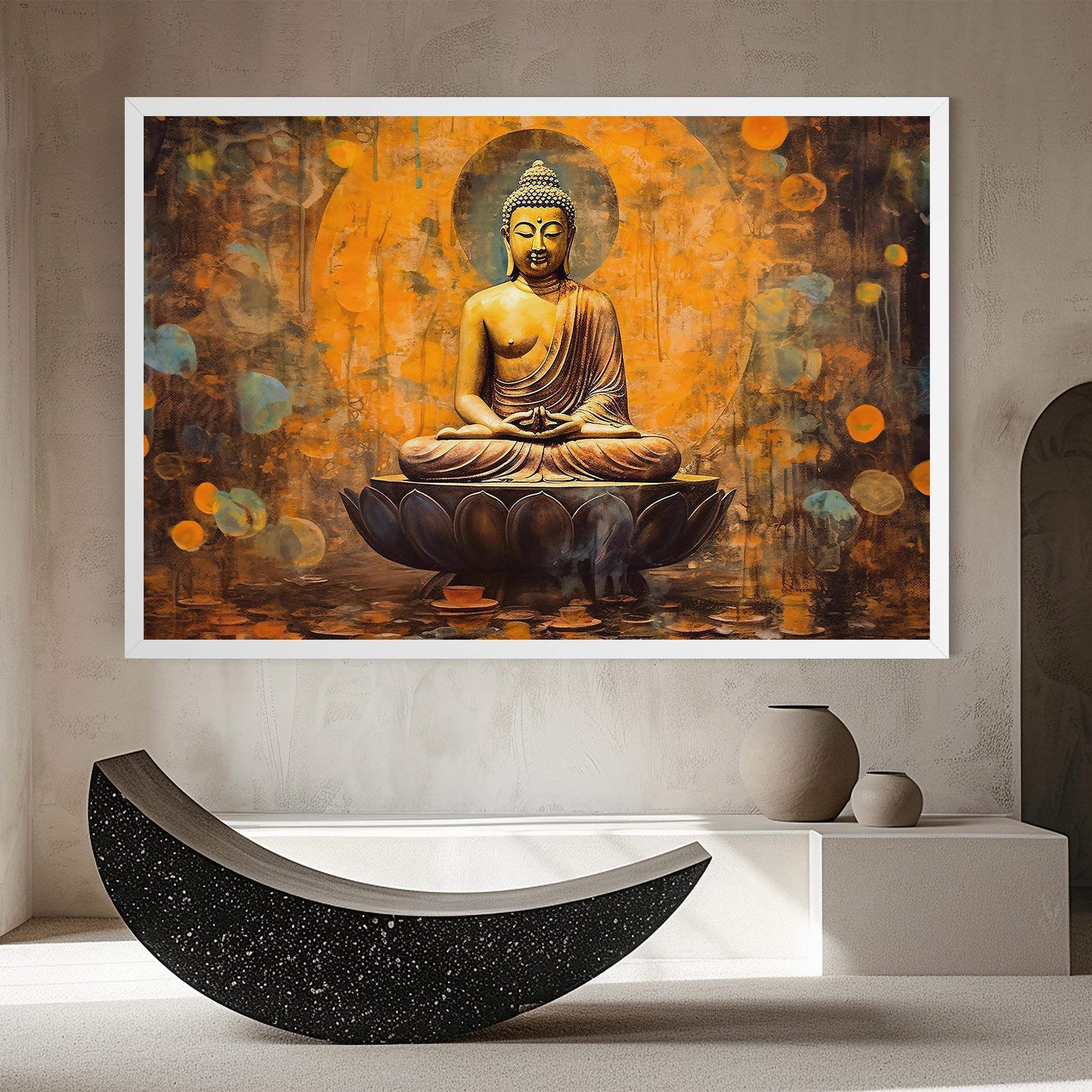 Tablou Canvas Buddha Floating Art mockup 8
