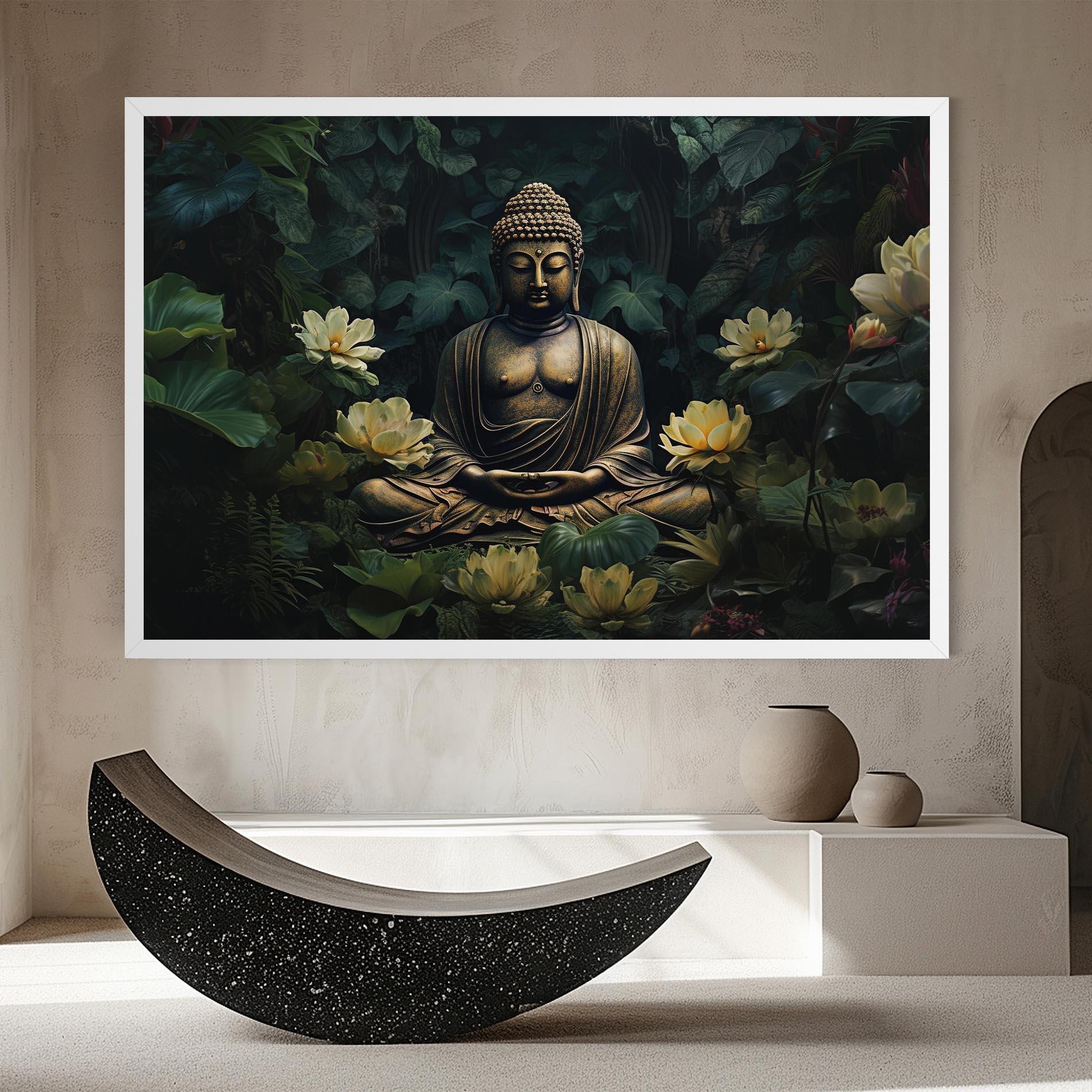 Tablou Canvas Calm Buddha Art mockup 8