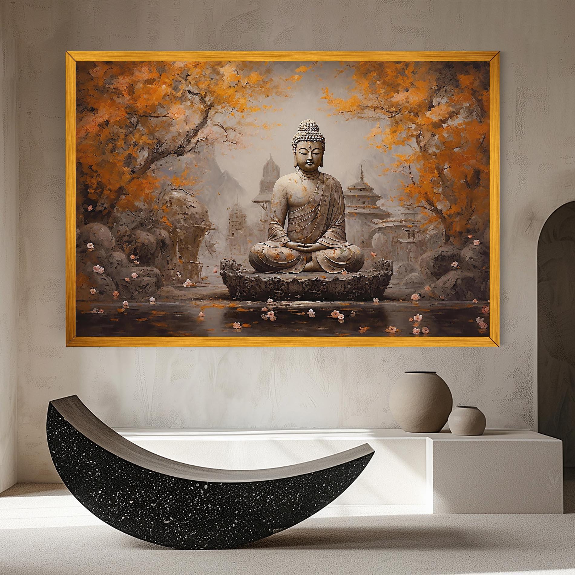 Tablou Canvas Beautiful Buddha Art mockup 8