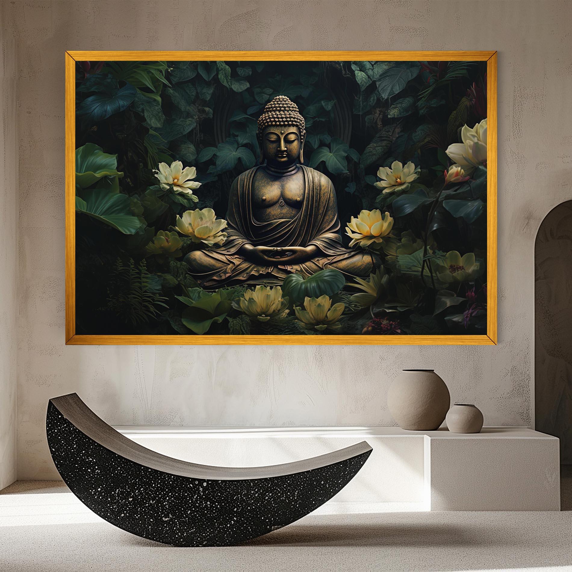 Tablou Canvas Calm Buddha Art mockup 8
