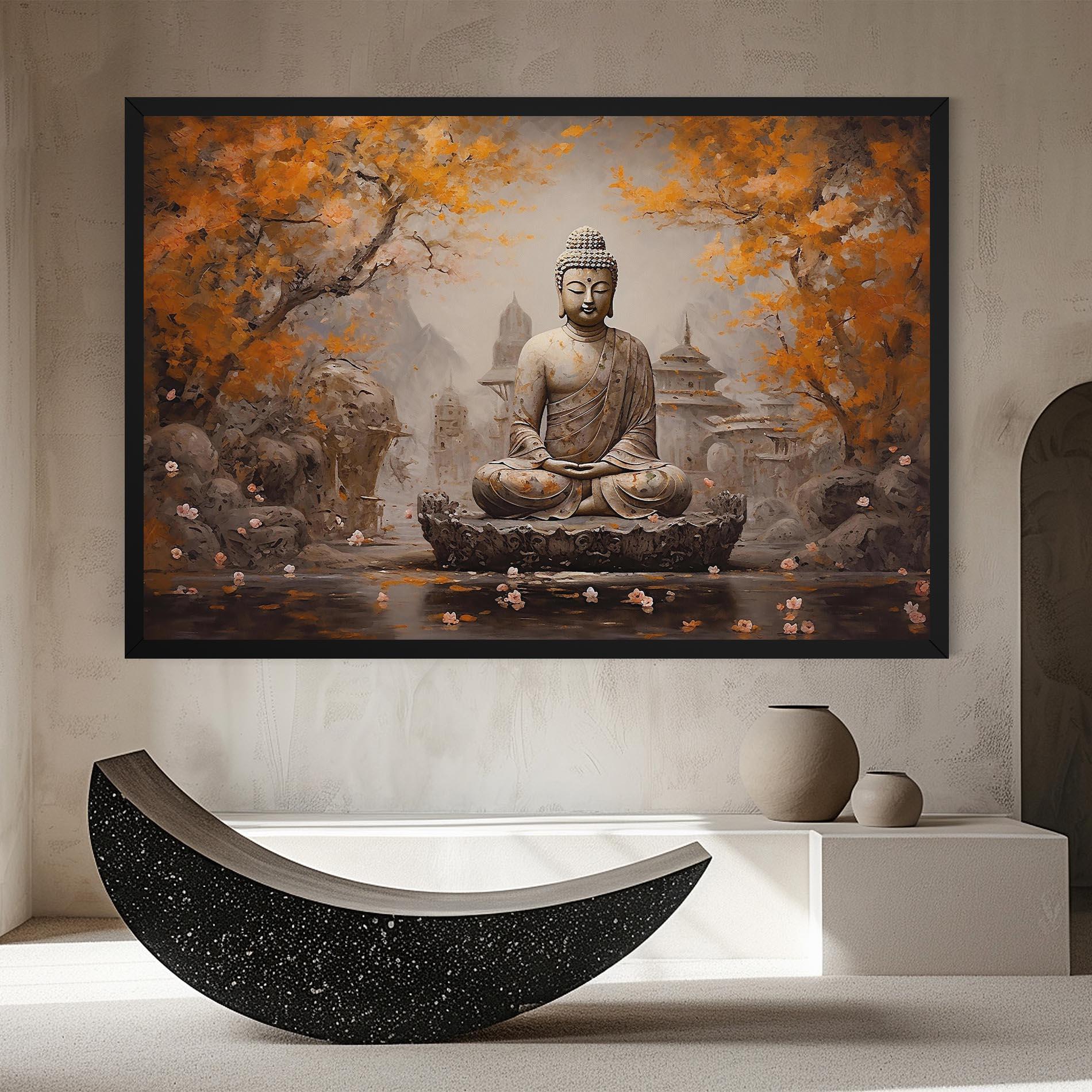 Tablou Canvas Beautiful Buddha Art mockup 8