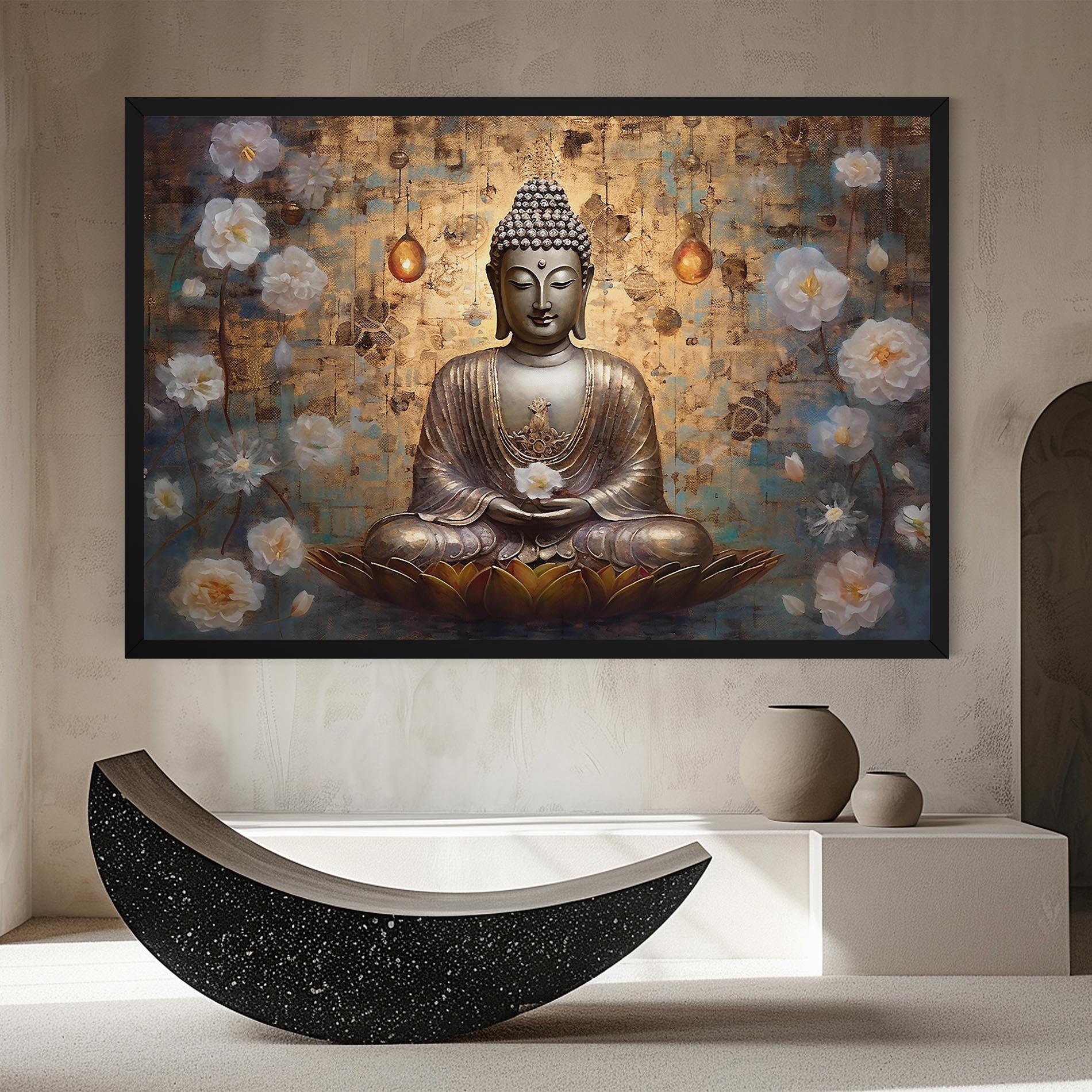 Tablou Canvas Buddha Meditation Art mockup 8
