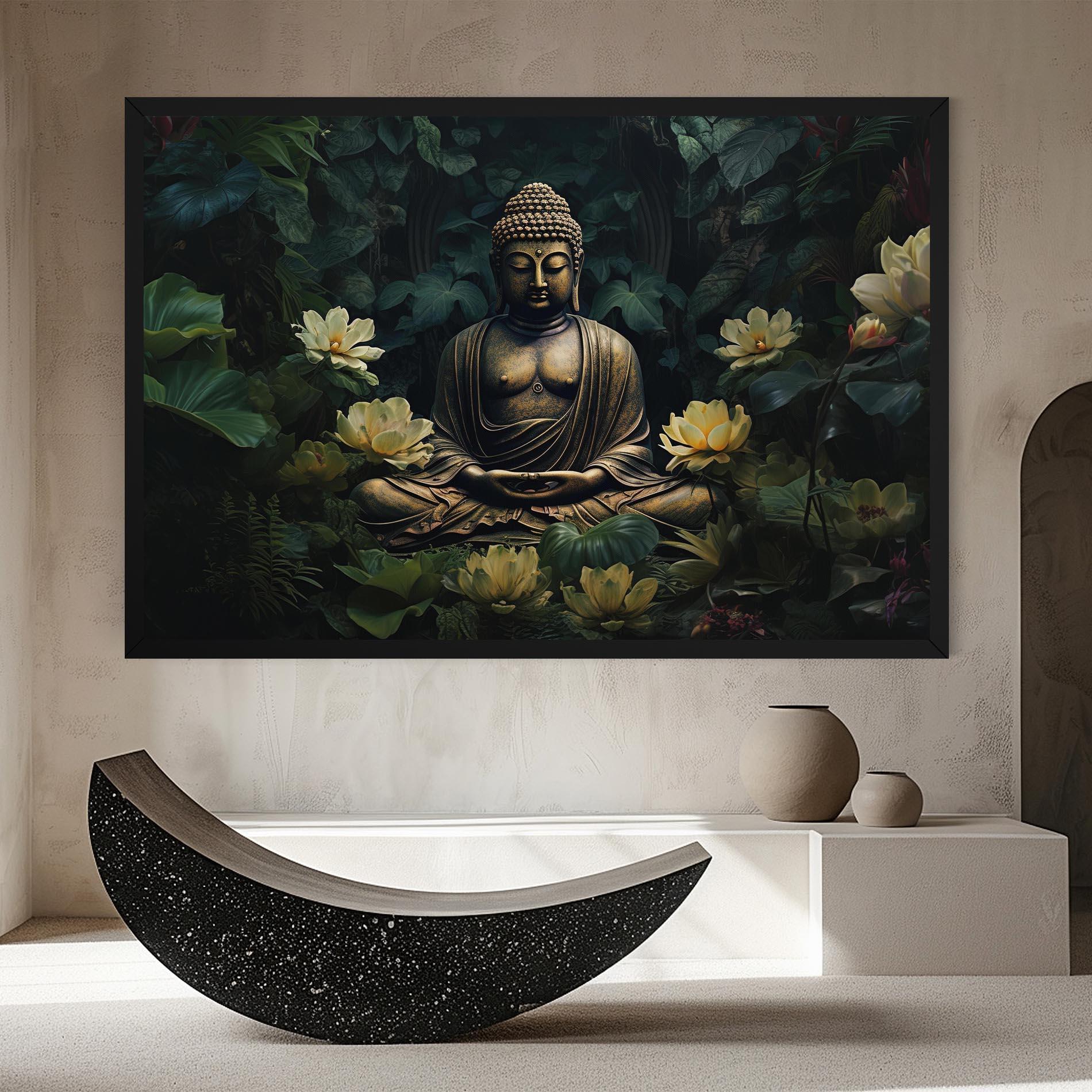 Tablou Canvas Calm Buddha Art mockup 8
