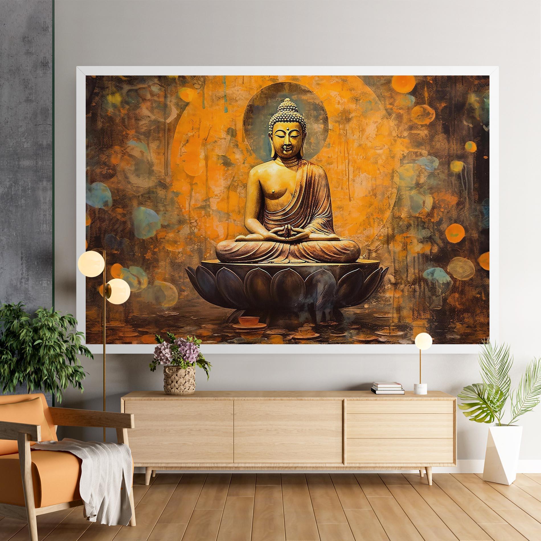 Tablou Canvas Buddha Floating Art mockup 9