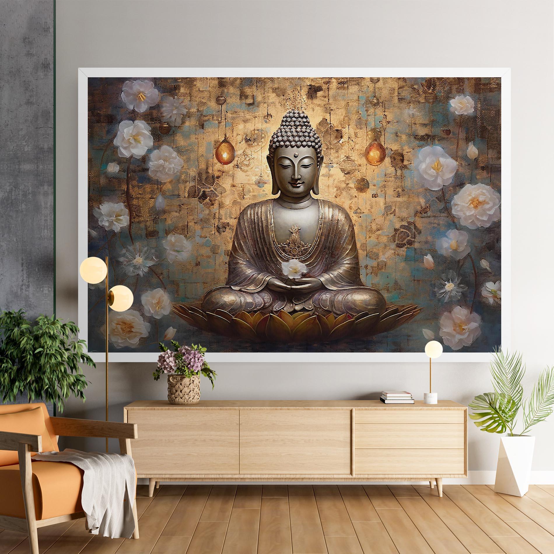 Tablou Canvas Buddha Meditation Art mockup 9