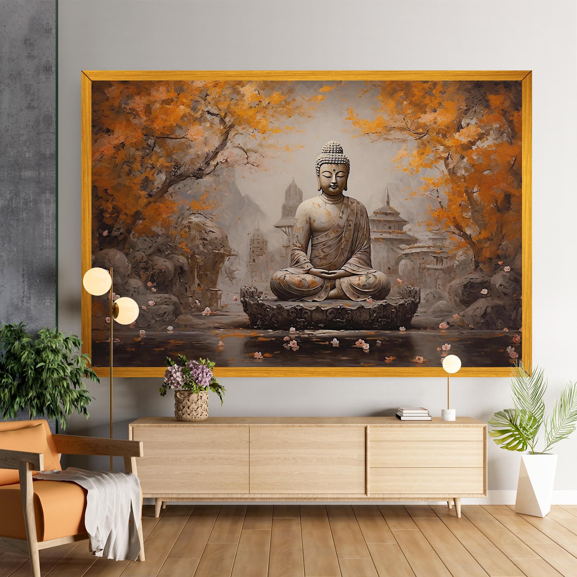 Beautiful Buddha Art mockup 9