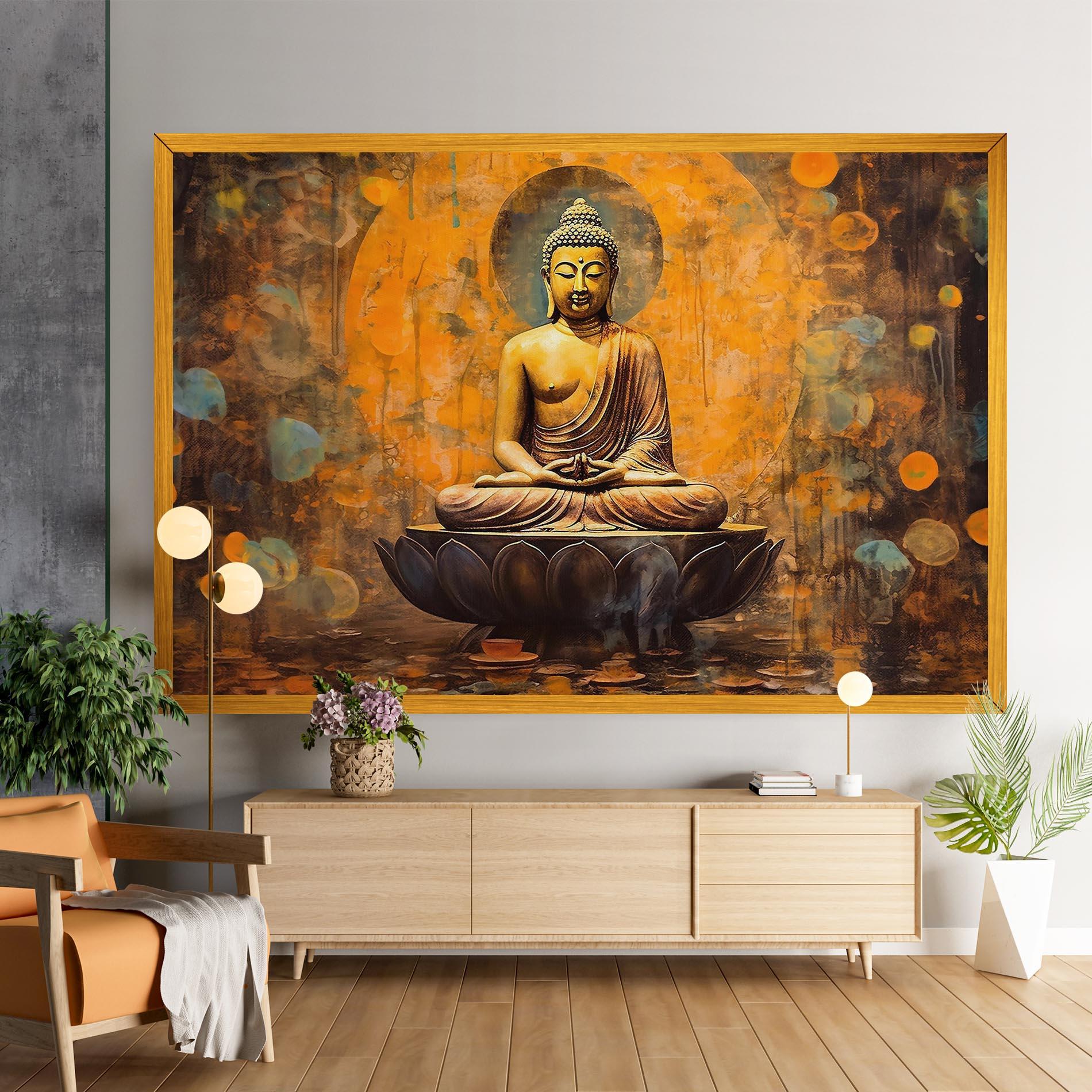Tablou Canvas Buddha Floating Art mockup 9