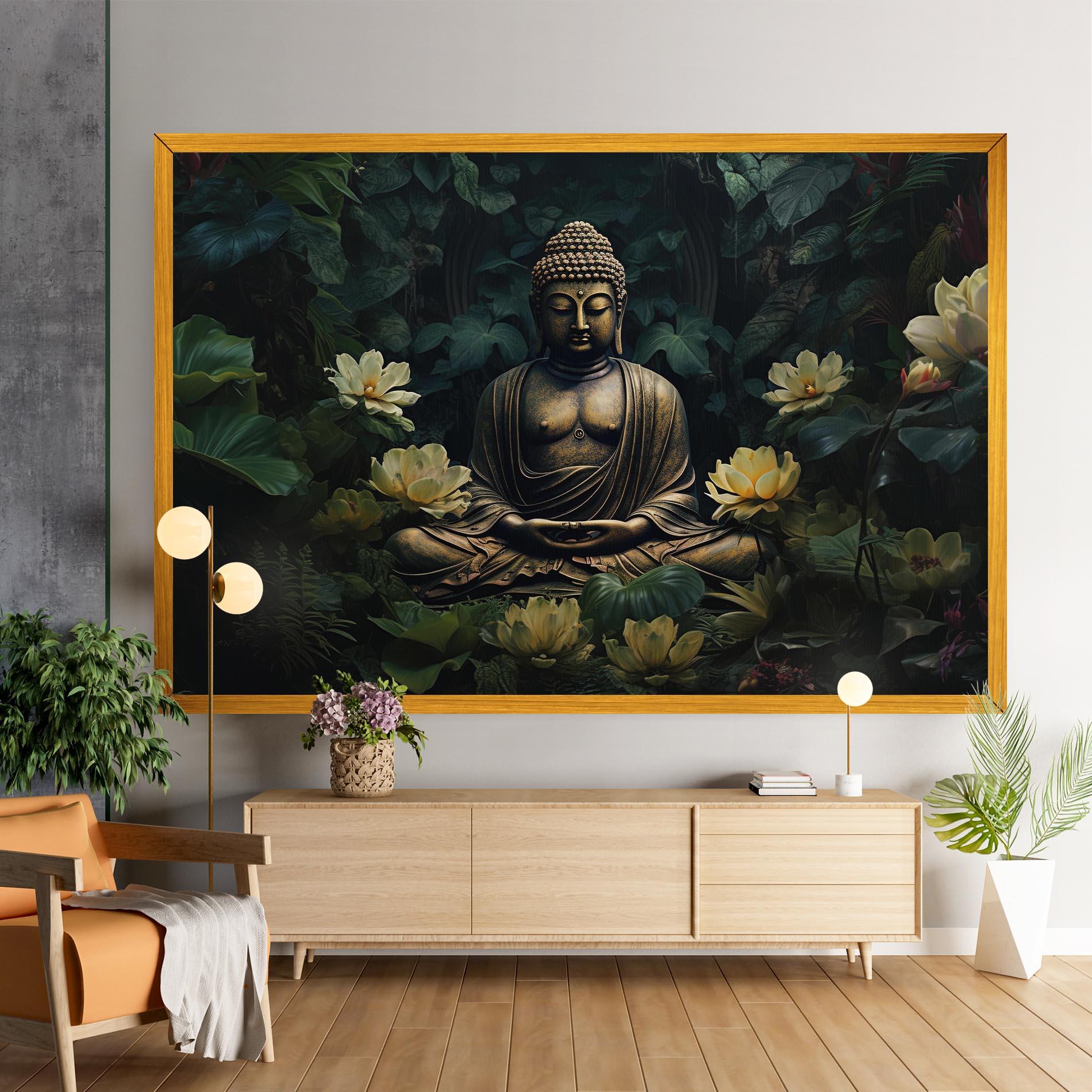 Tablou Canvas Calm Buddha Art mockup 9