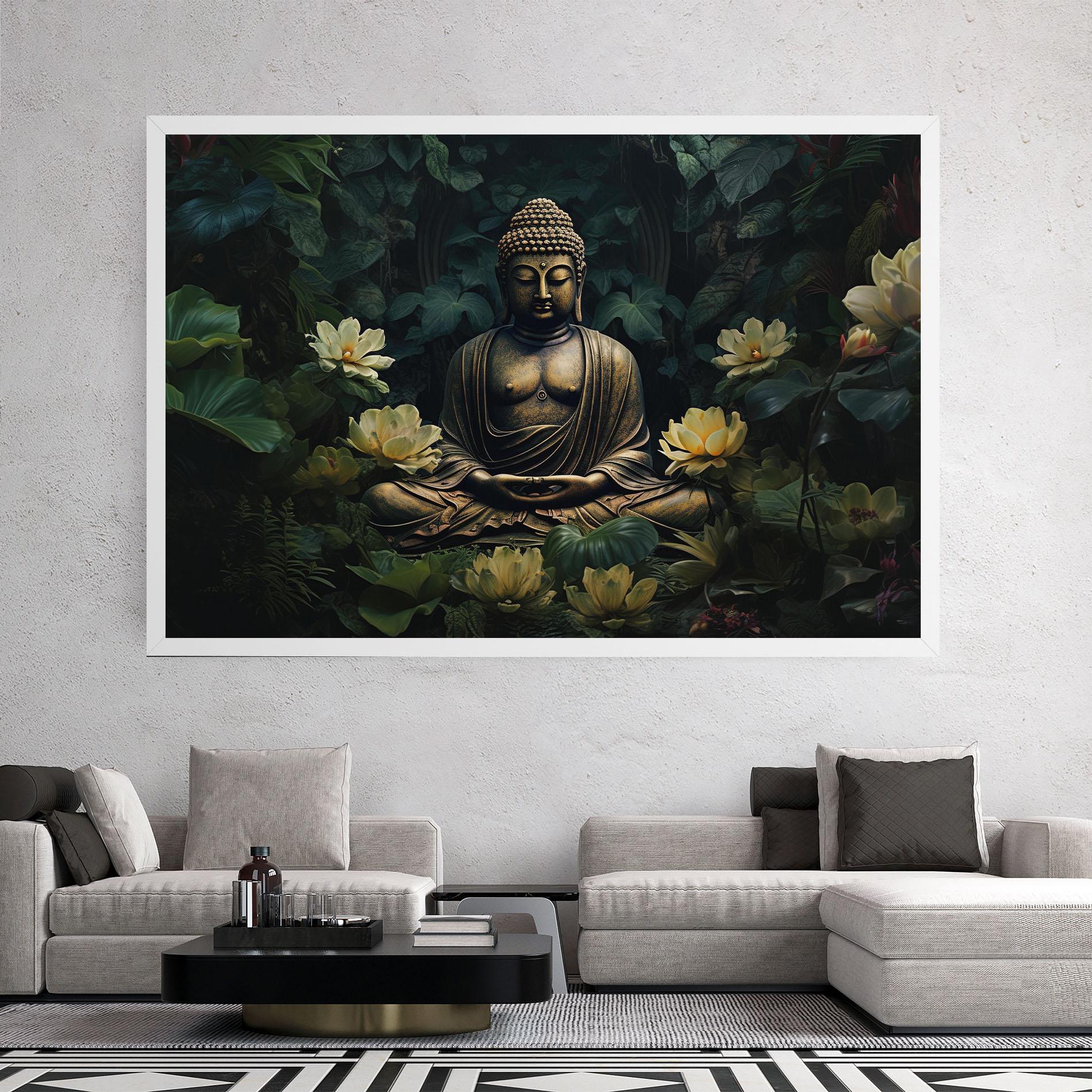Tablou Canvas Calm Buddha Art mockup 2