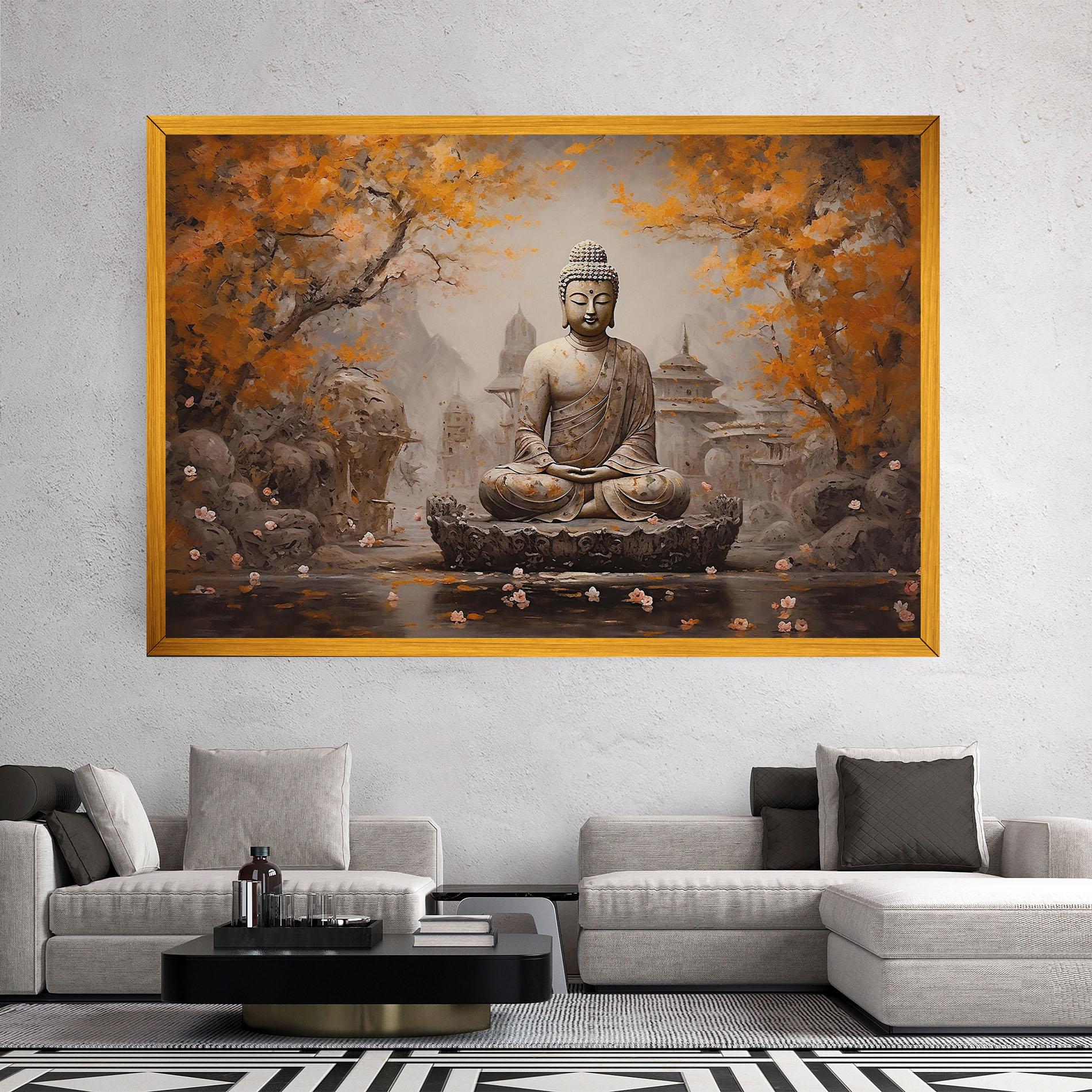 Tablou Canvas Beautiful Buddha Art mockup 2