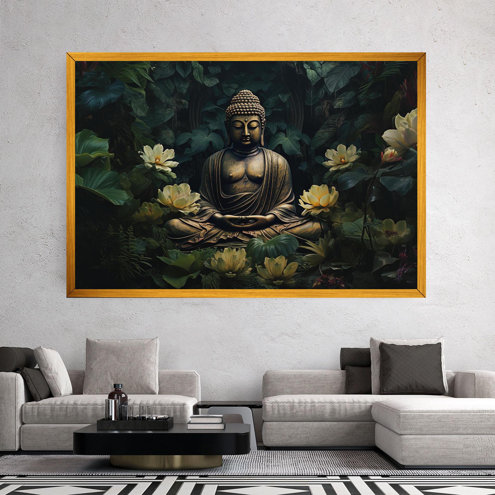 Tablou Canvas Calm Buddha Art mockup 2