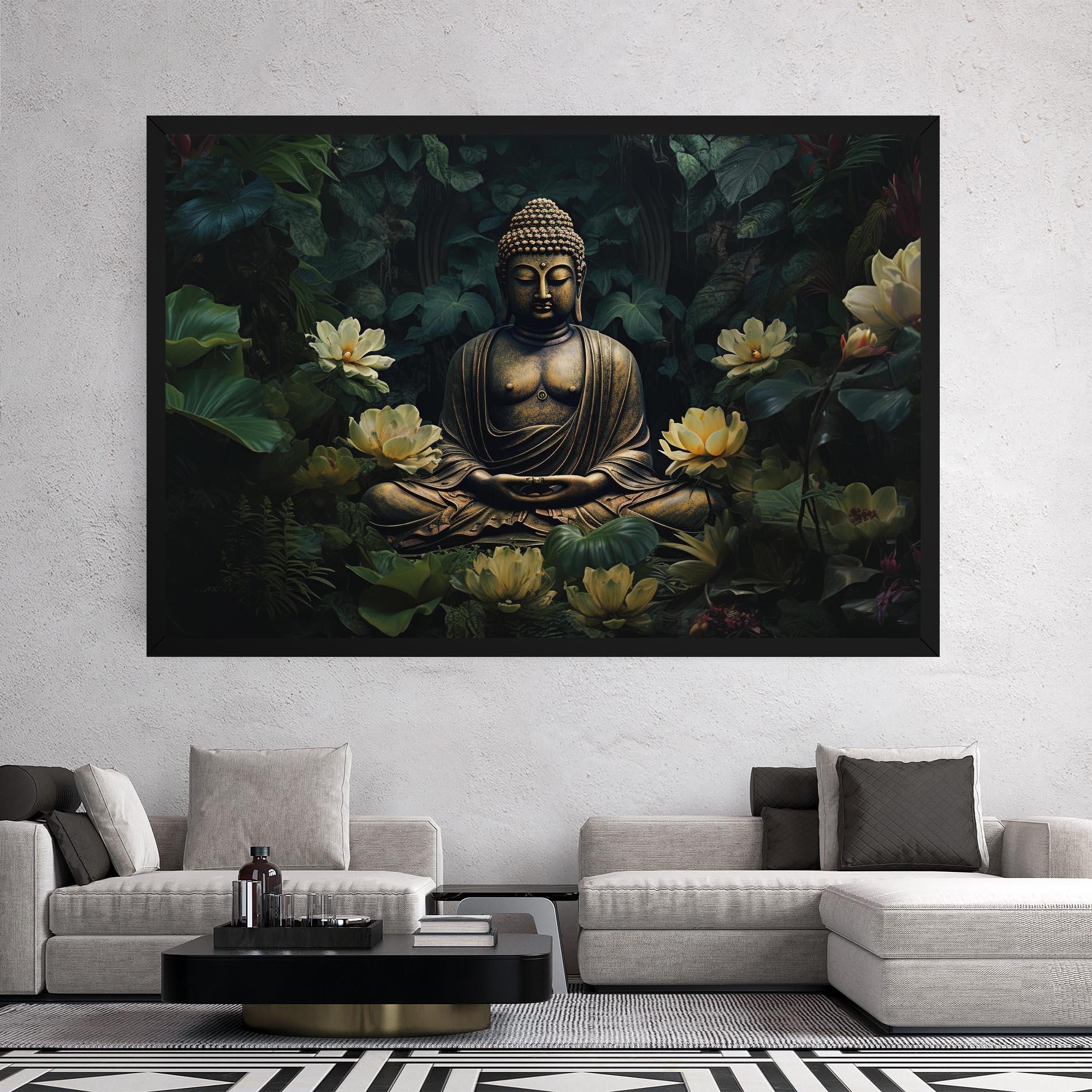 Tablou Canvas Calm Buddha Art mockup 2