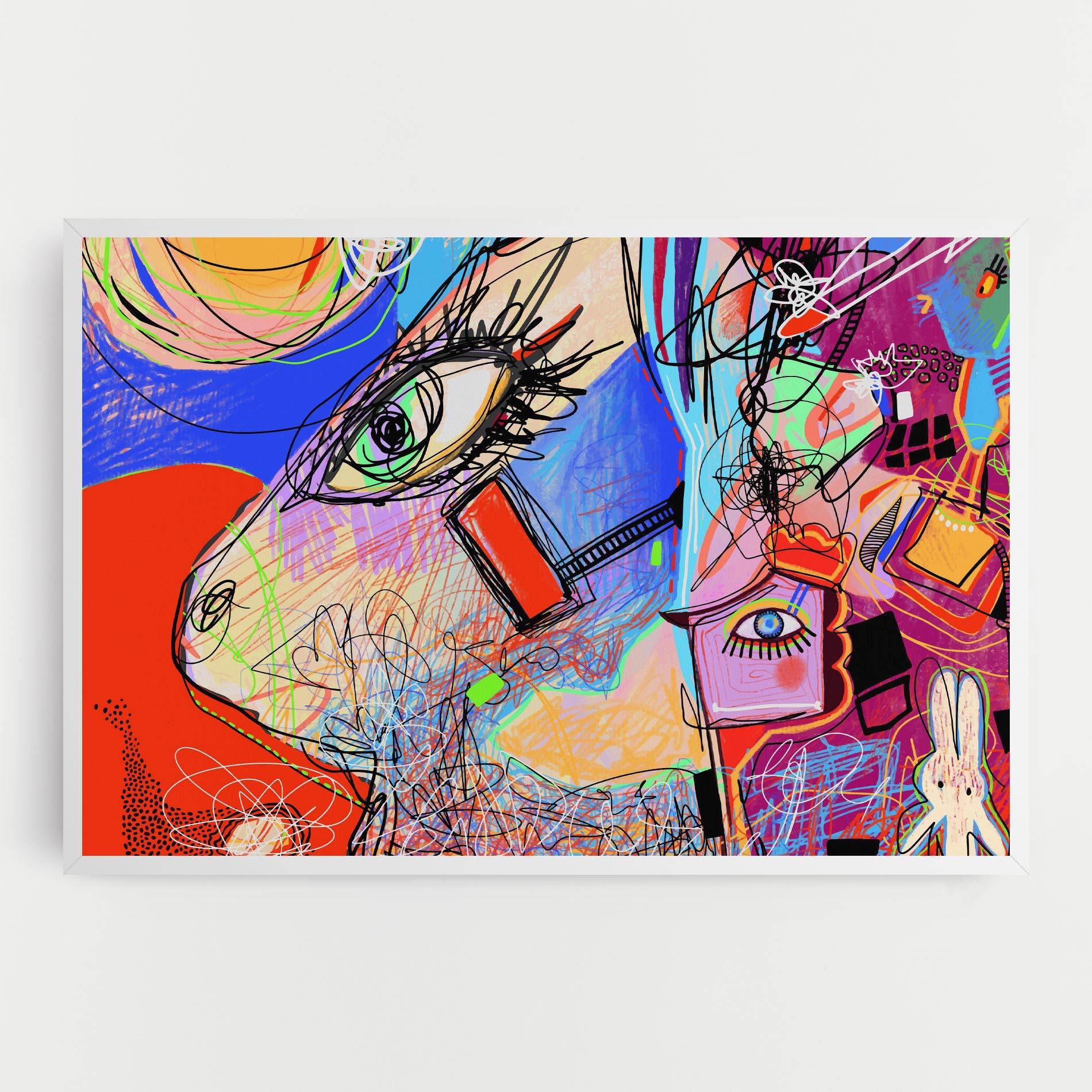 Tablou Canvas Animal Eye Art mockup 0