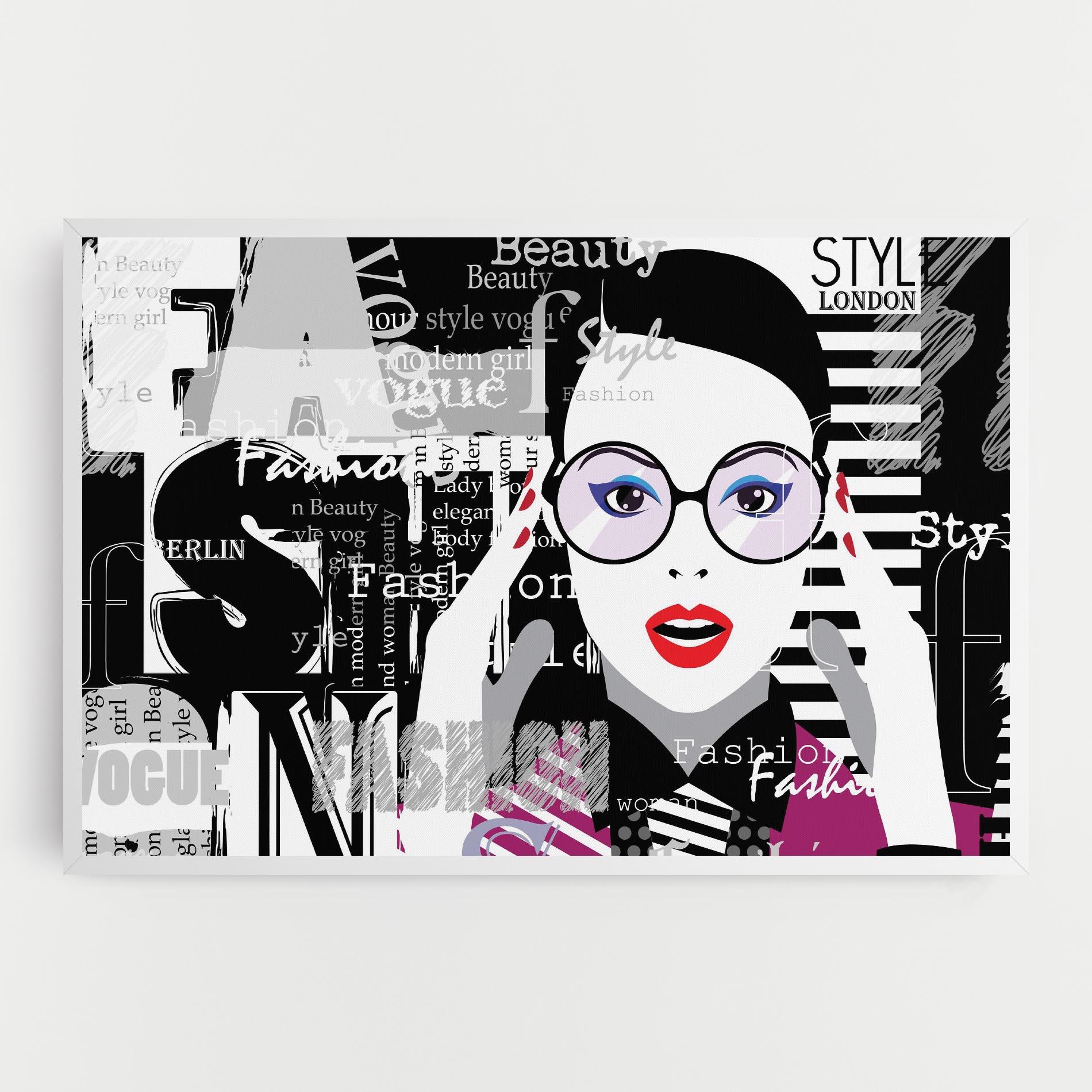 Tablou Canvas Fashion Collage mockup 0