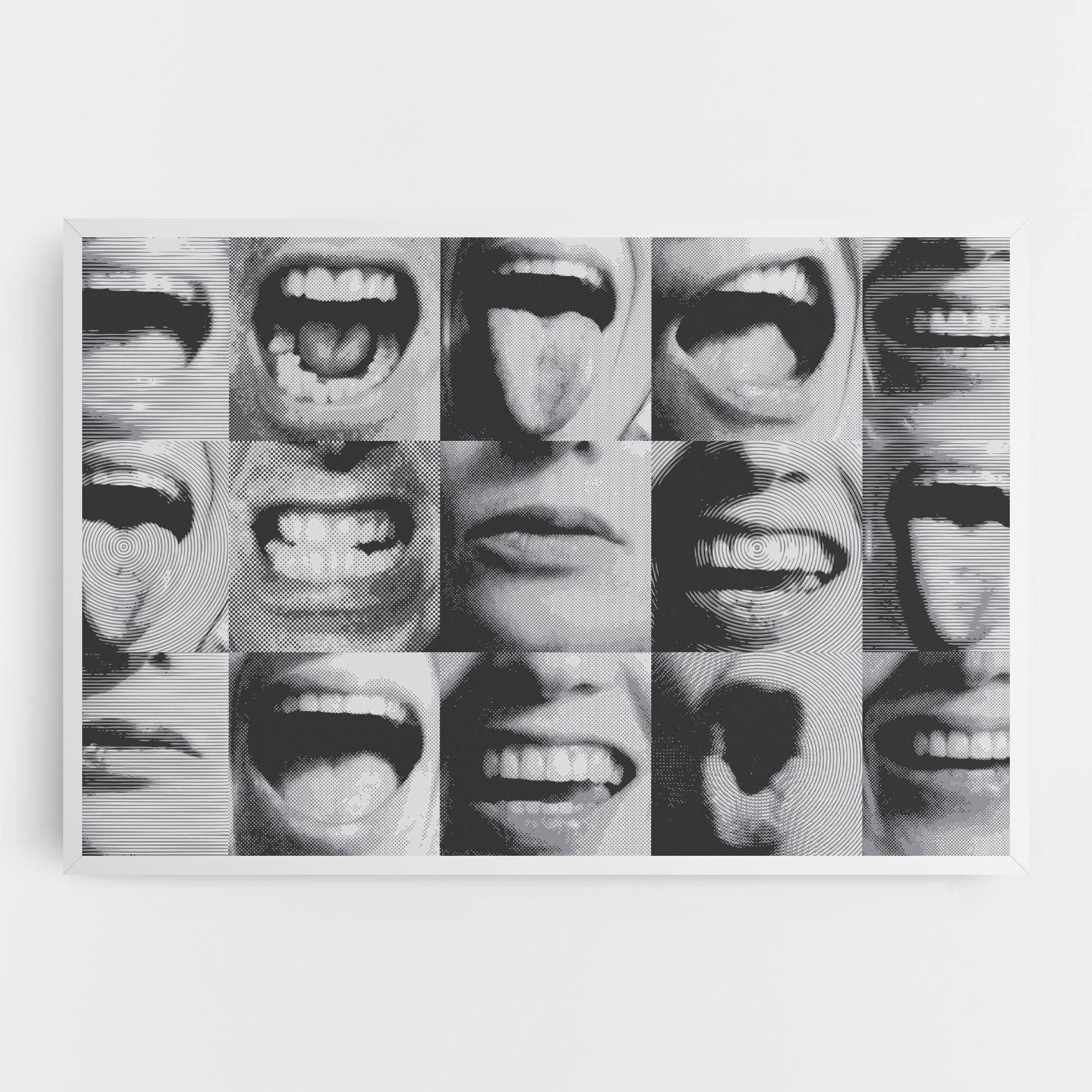 Grey Mouth Collage mockup 0