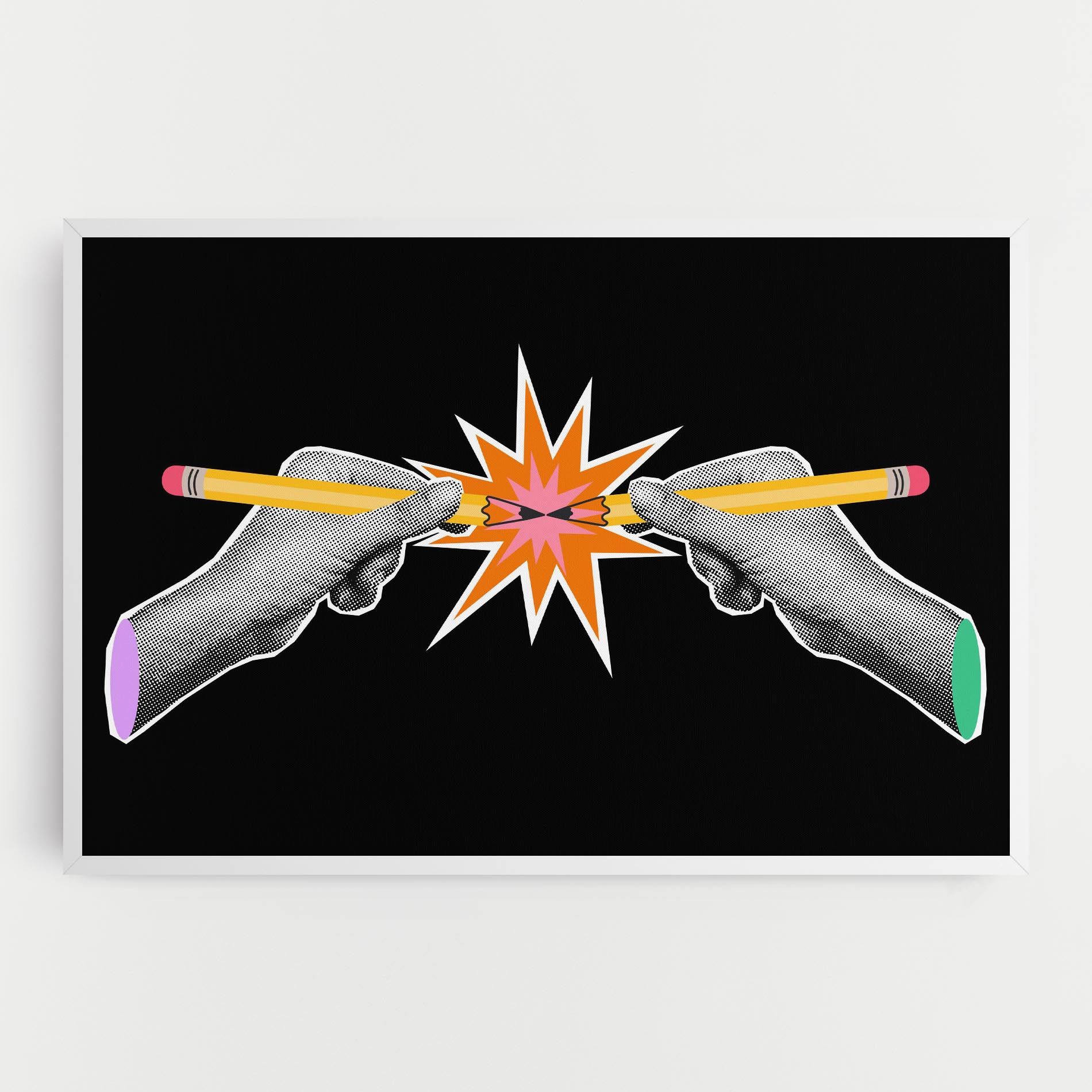 Pencil Hand mockup 0