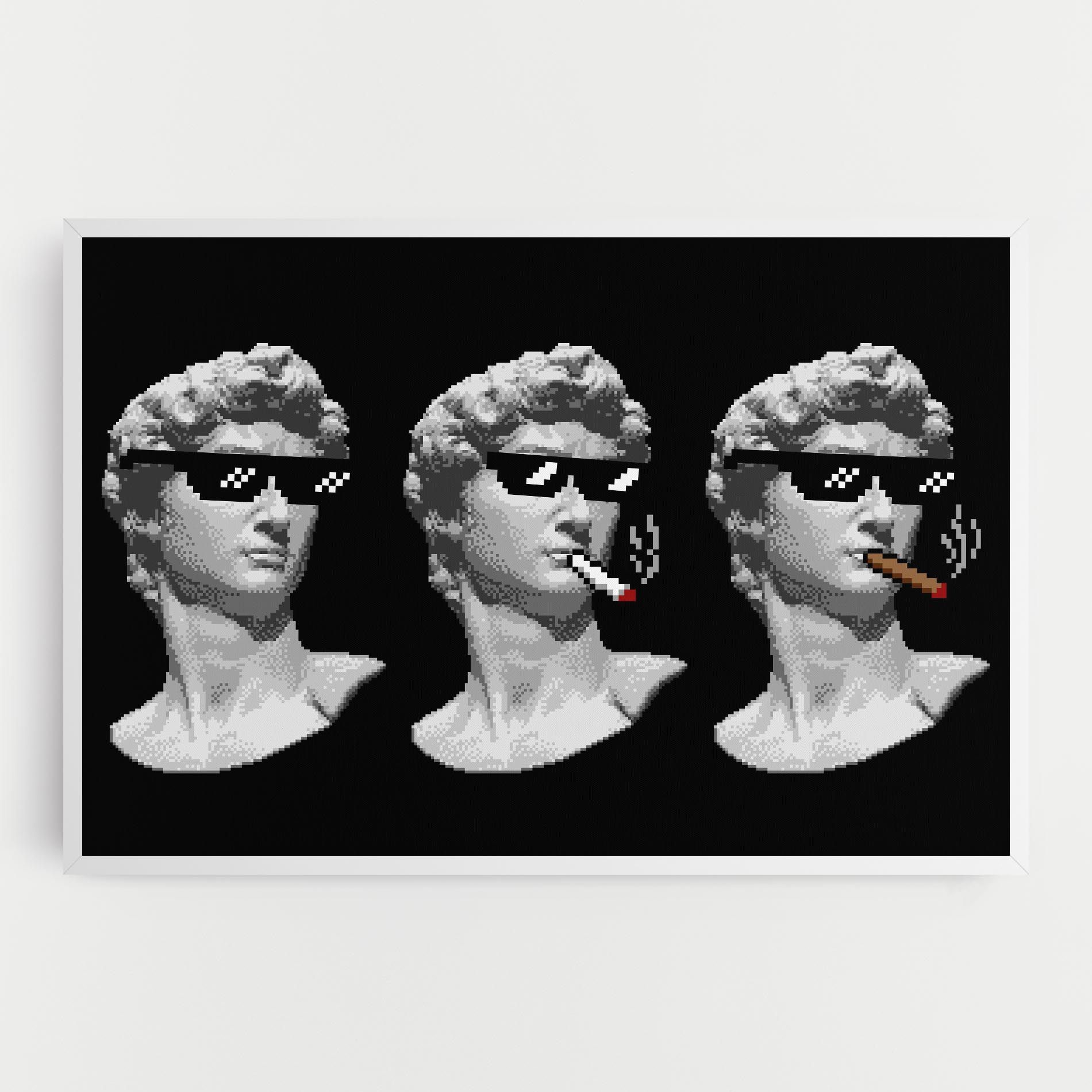 Statue Smoking mockup 0