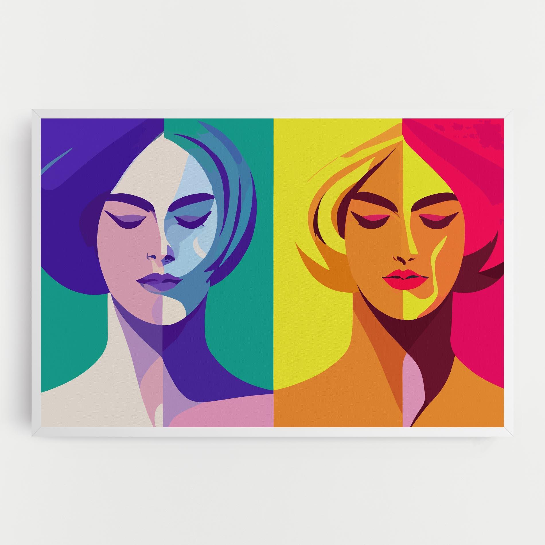 Tablou Canvas Winter Summer Girl mockup 0