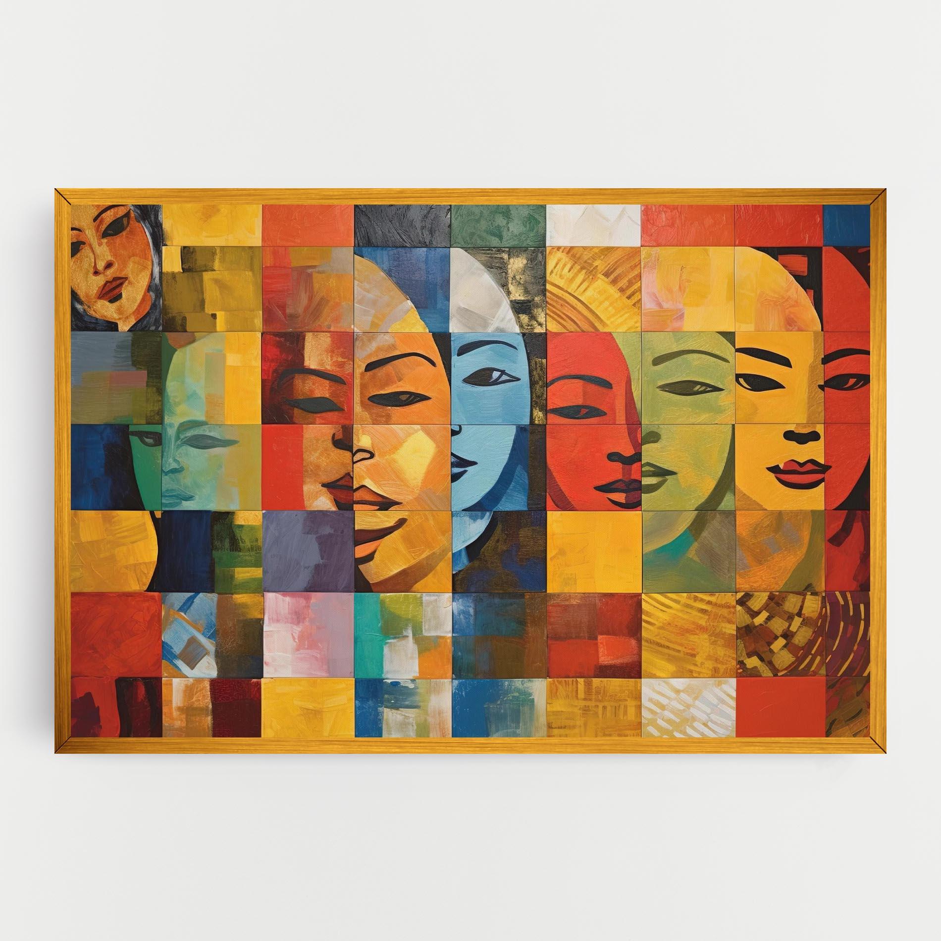 Tablou Canvas Abstract Concept Collage mockup 0