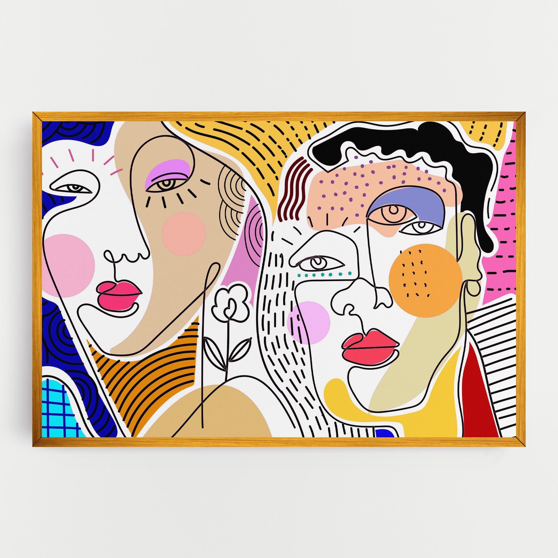 Abstract Eye Face mockup 0