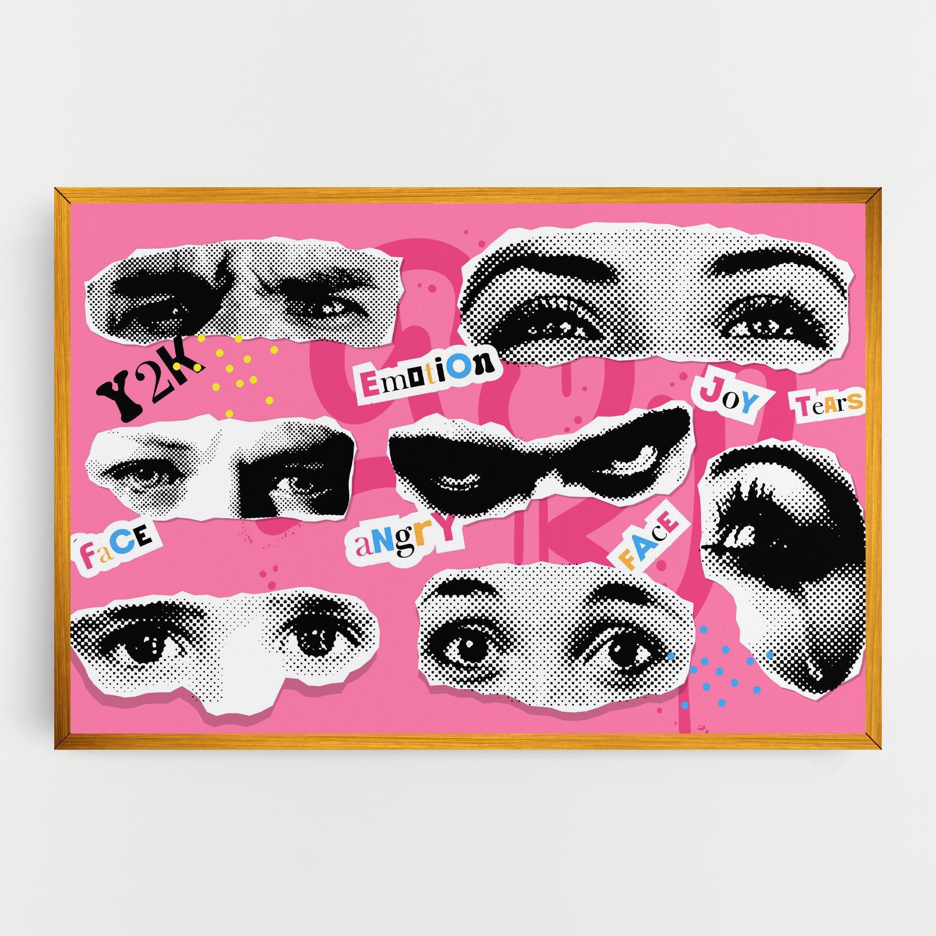 Tablou Canvas Eye Type mockup 0