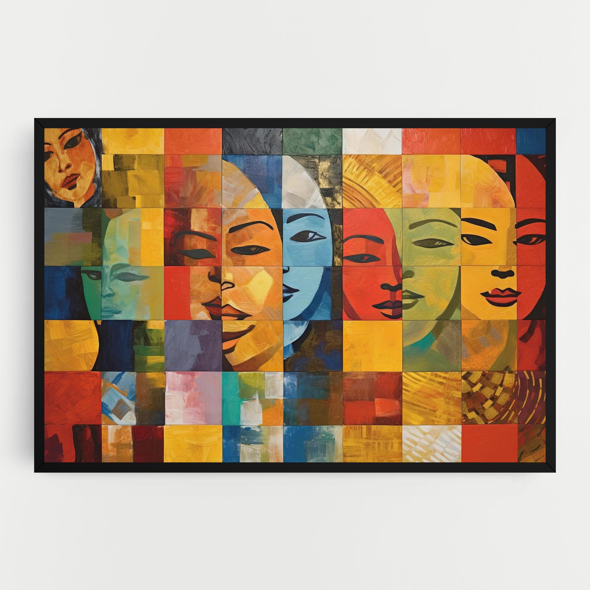 Tablou Canvas Abstract Concept Collage mockup 0