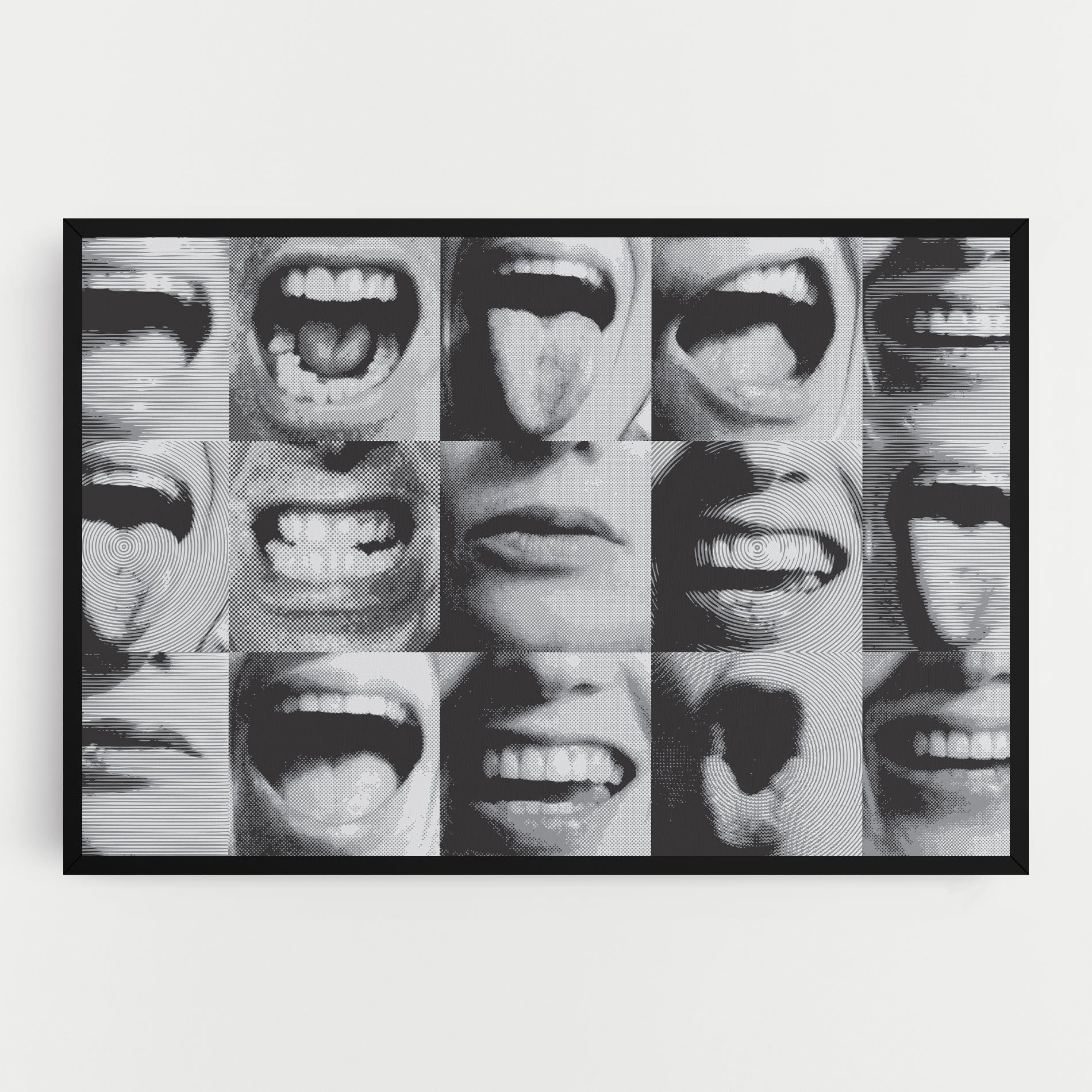 Grey Mouth Collage mockup 0