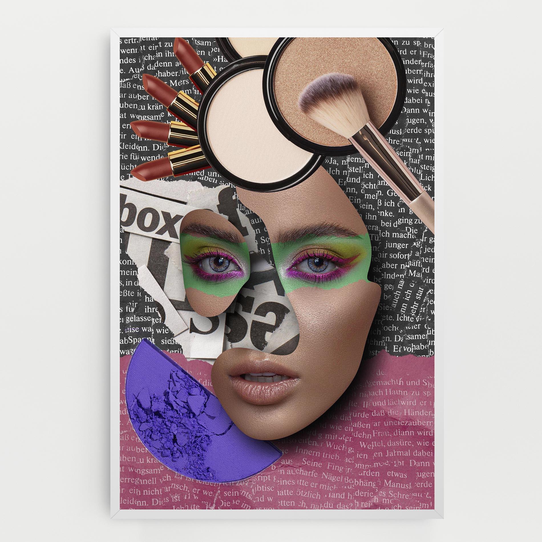 Tablou Canvas Makeup Collage mockup 0