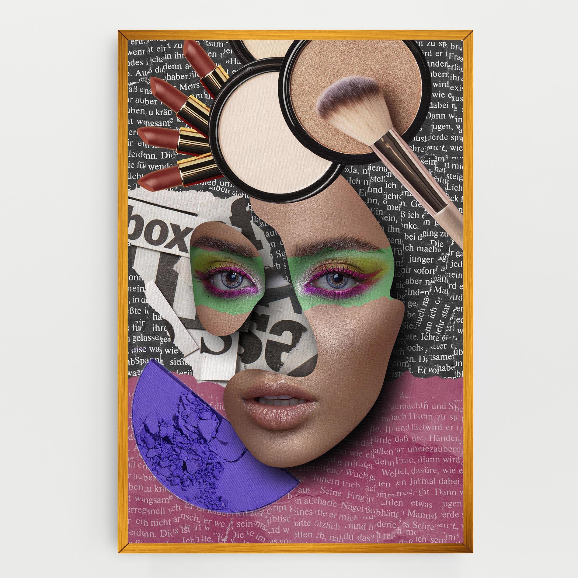 Tablou Canvas Makeup Collage mockup 0