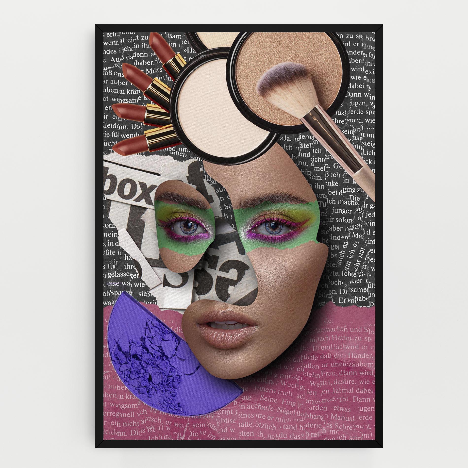 Tablou Canvas Makeup Collage mockup 0