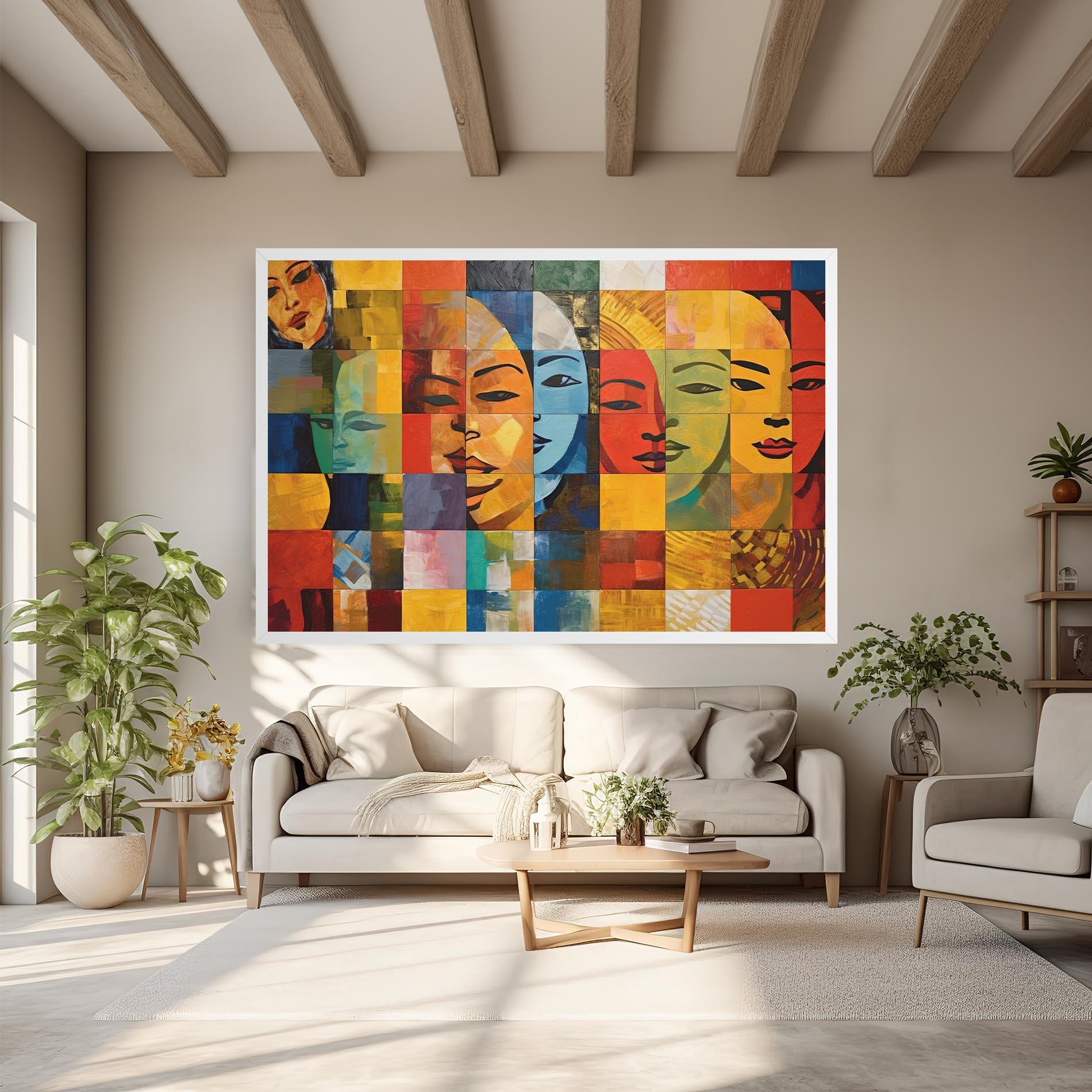 Tablou Canvas Abstract Concept Collage mockup 6