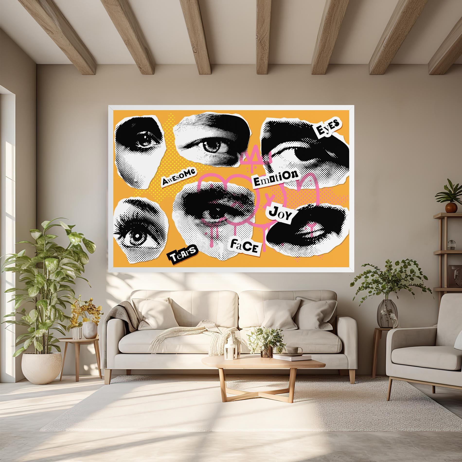 Tablou Canvas Awesome Emotions mockup 6