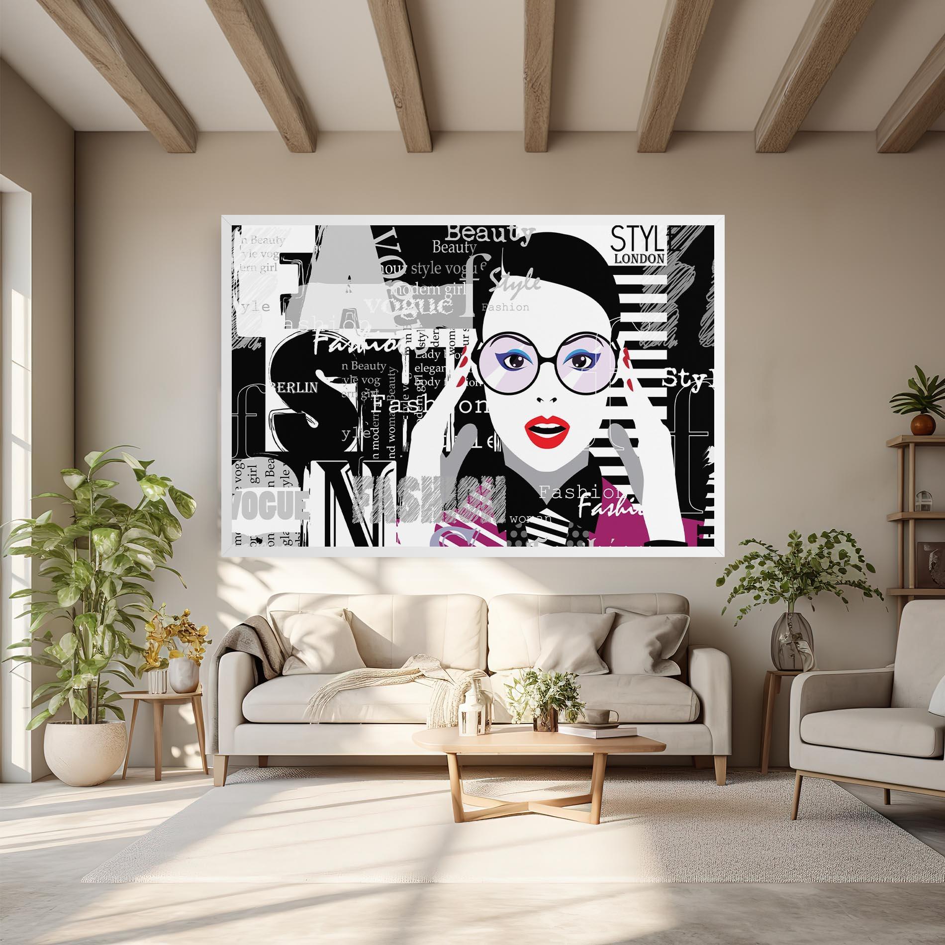 Tablou Canvas Fashion Collage mockup 6