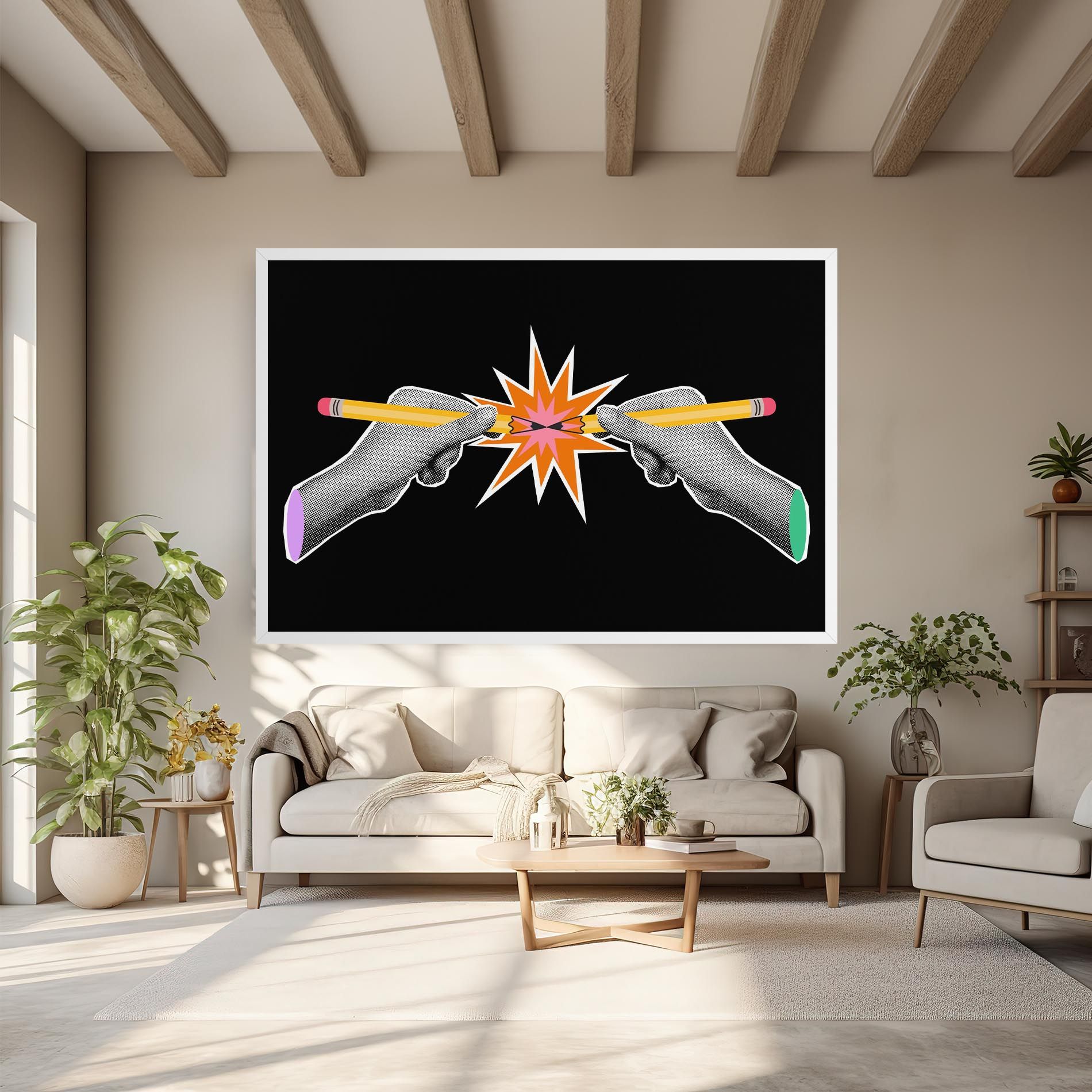 Pencil Hand mockup 6