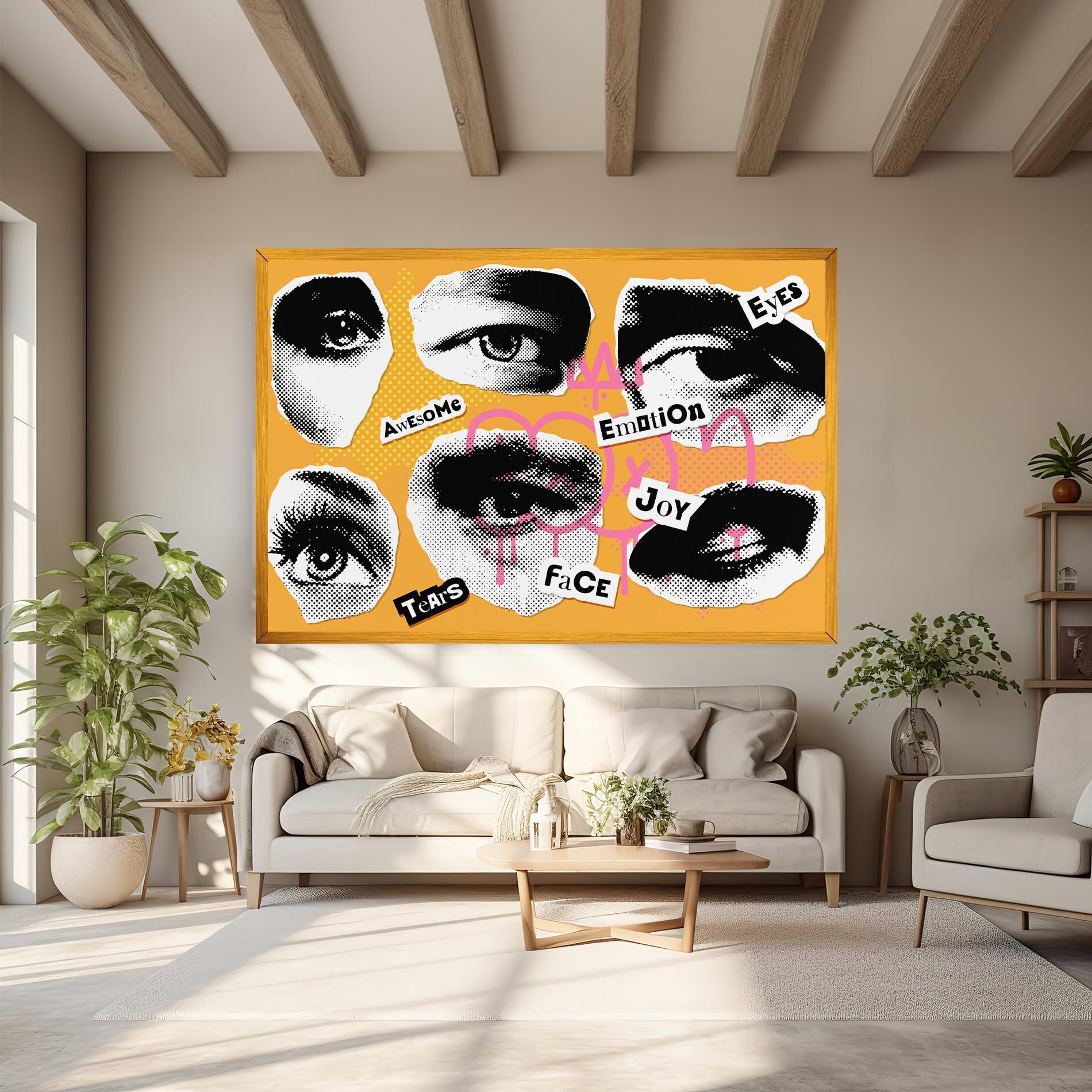 Tablou Canvas Awesome Emotions mockup 6