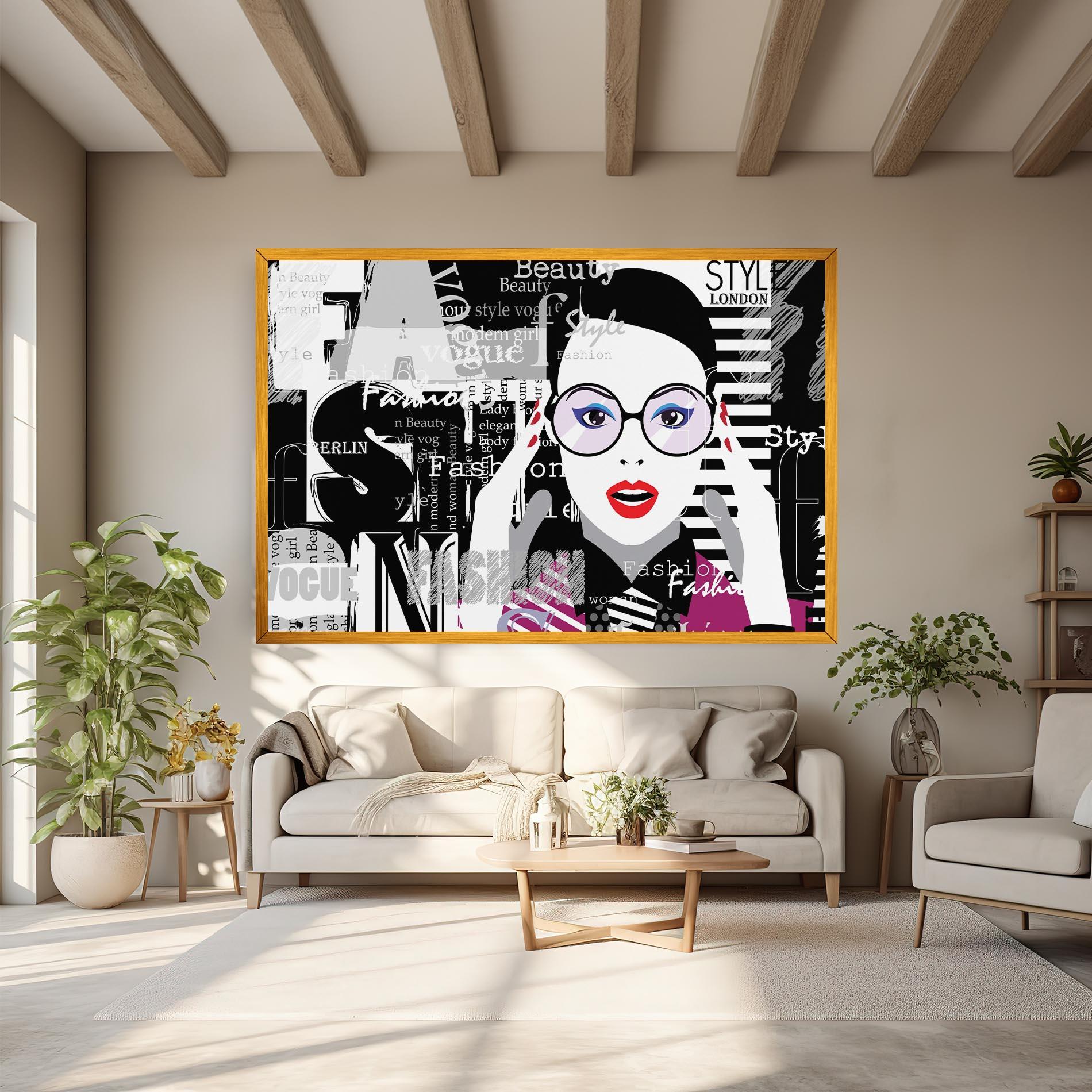 Tablou Canvas Fashion Collage mockup 6