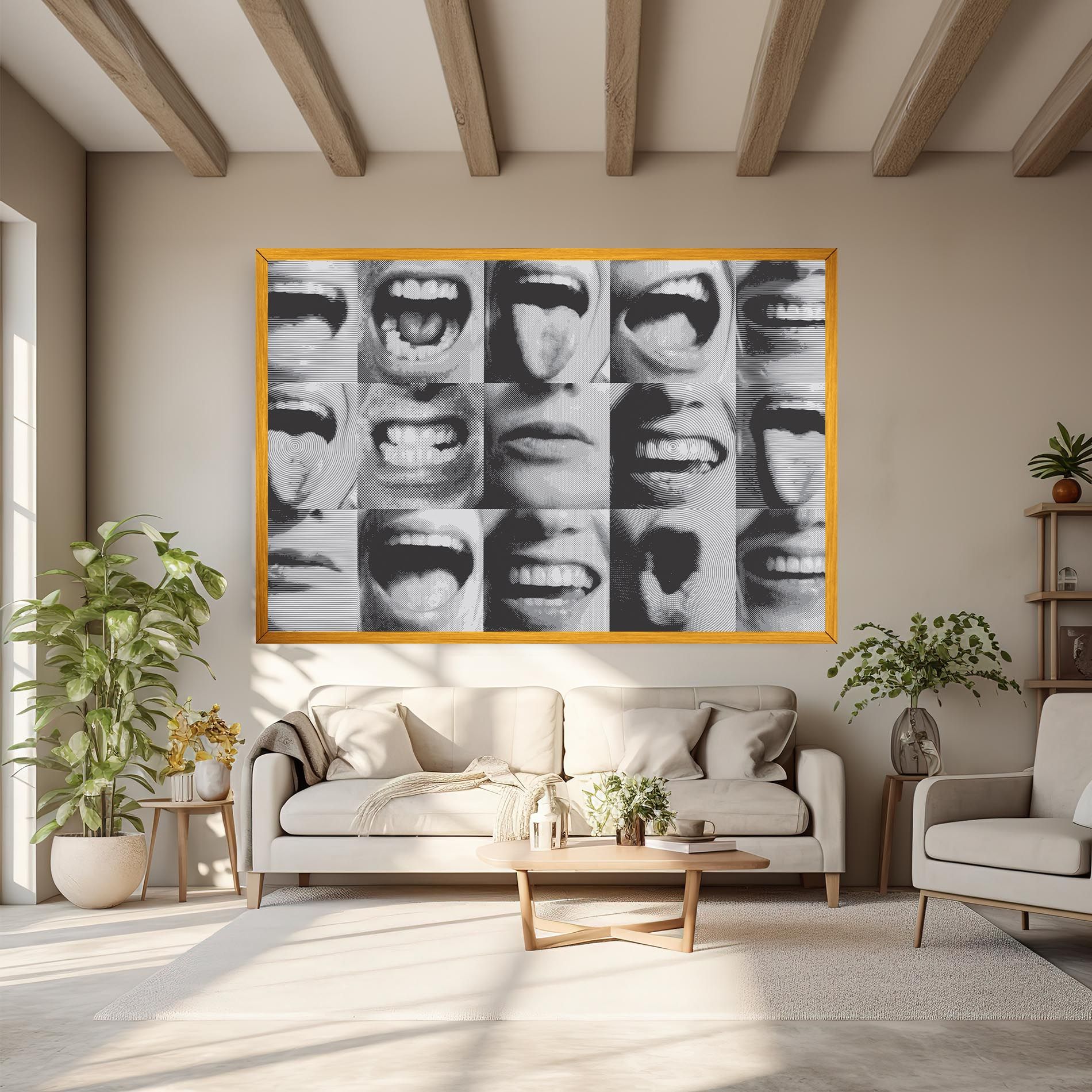 Grey Mouth Collage mockup 6