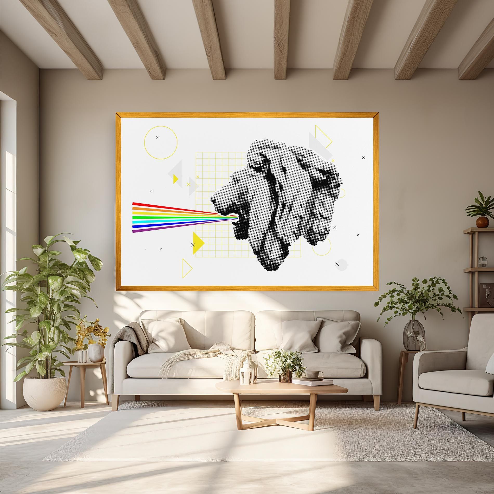 Lion Collage mockup 6